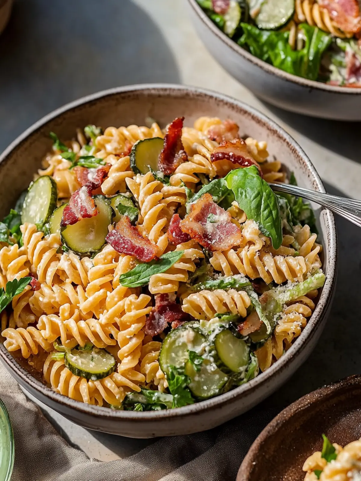 Pickle Bacon Ranch Pasta Salad: A Creamy Gutsy Delight 2 Pickle Bacon Ranch Pasta Salad