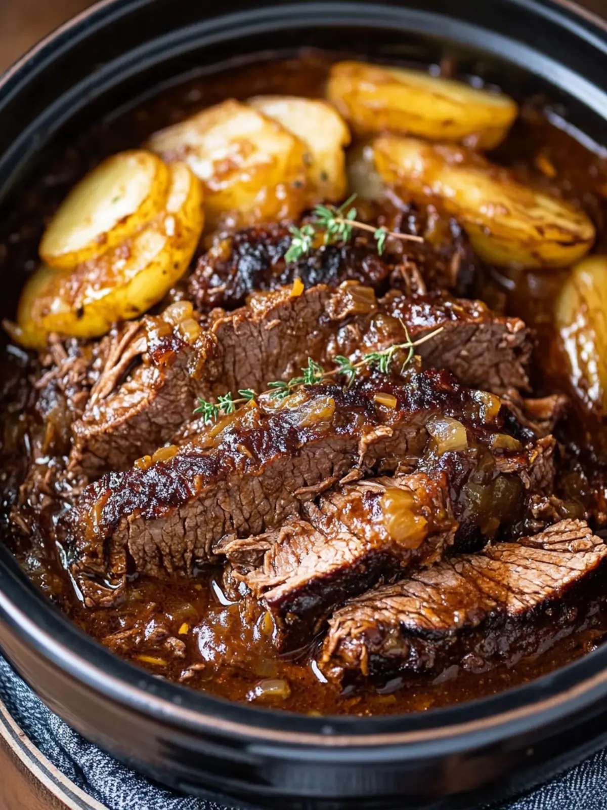 Savory Smothered Beef Roast Slow Cooker Magic for Dinner 3 Smothered Beef Roast Slow Cooker
