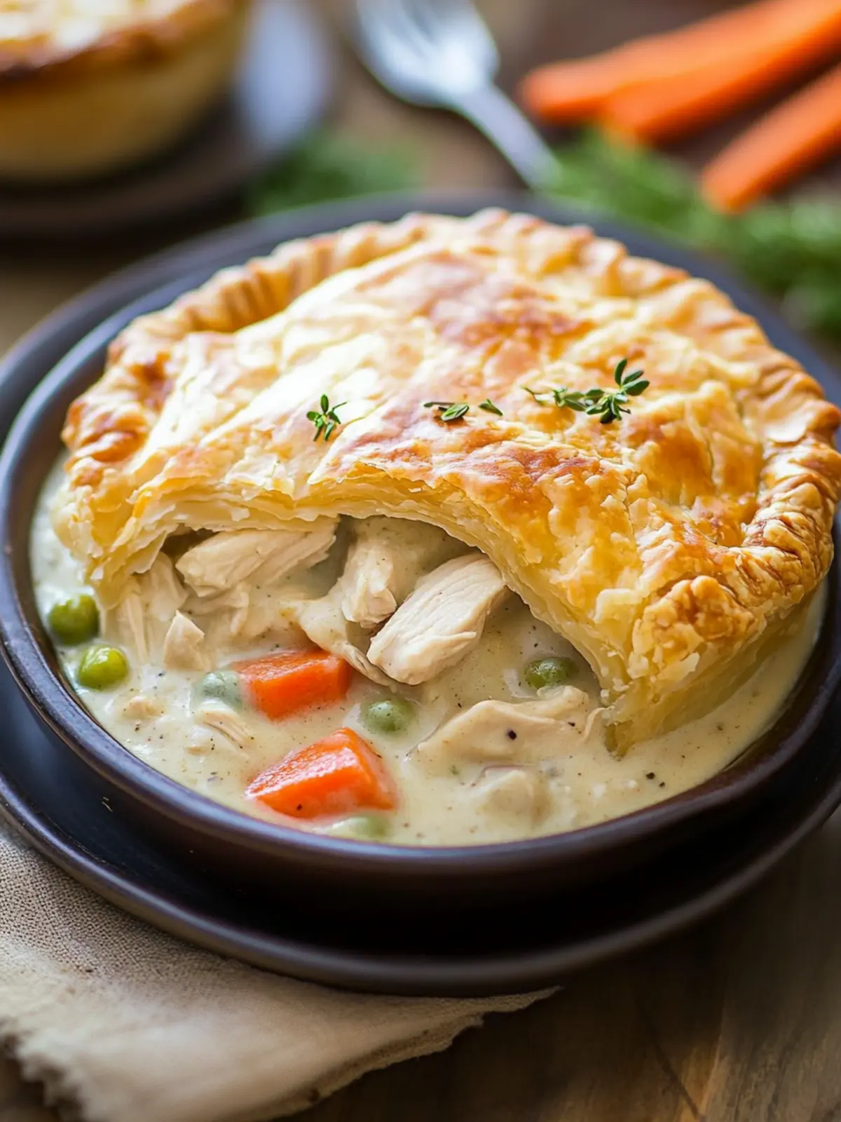 Deliciously Creamy Chicken Pot Pie for Ultimate Comfort Food 5 Creamy Chicken Pot Pie