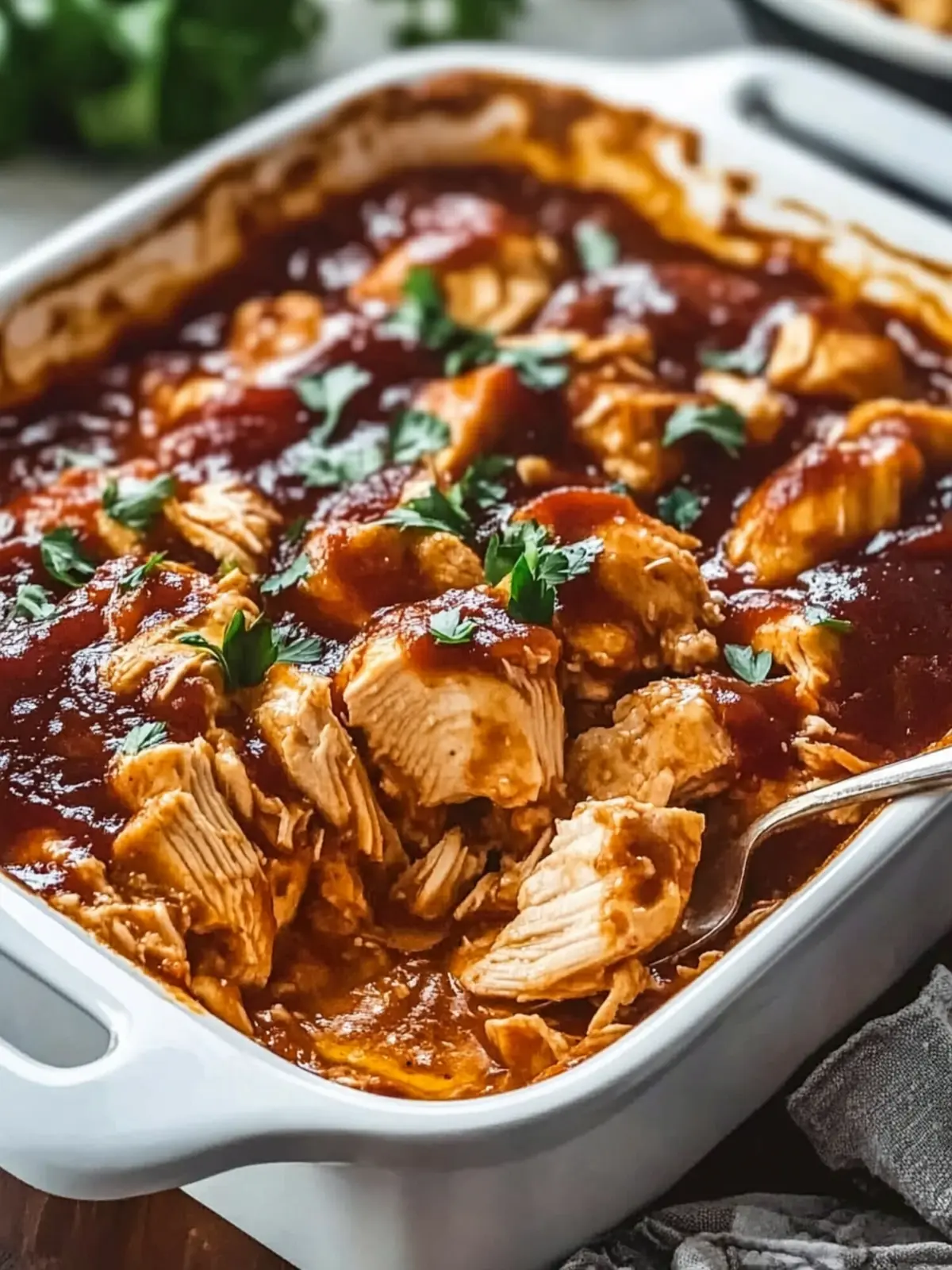 Keto BBQ Chicken Casserole: Comforting Low-Carb Delight 4 Keto BBQ Chicken Casserole