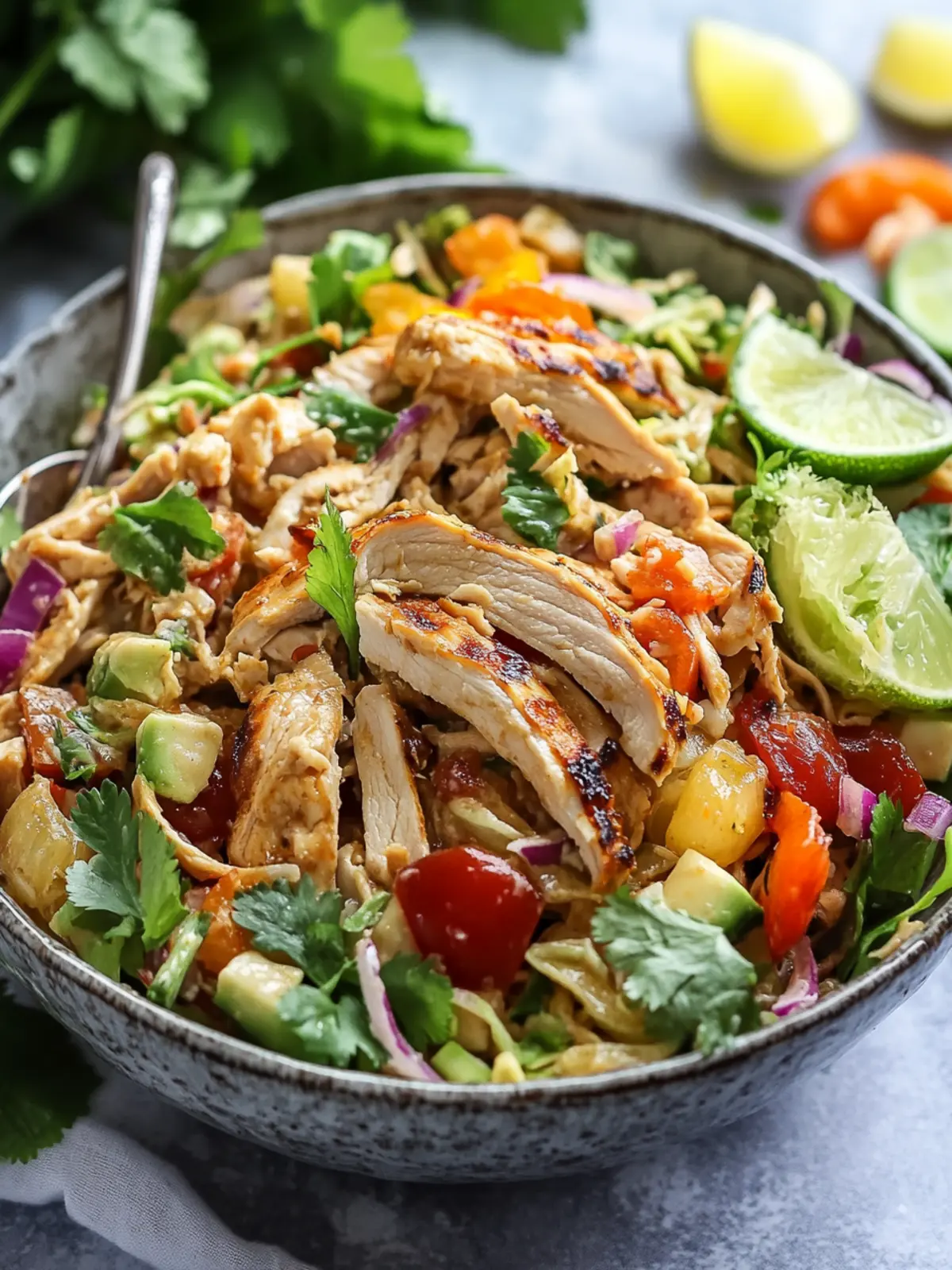 Delicious Thai Chicken Salad for a Fresh Flavor Burst 3 Thai Chicken Salad