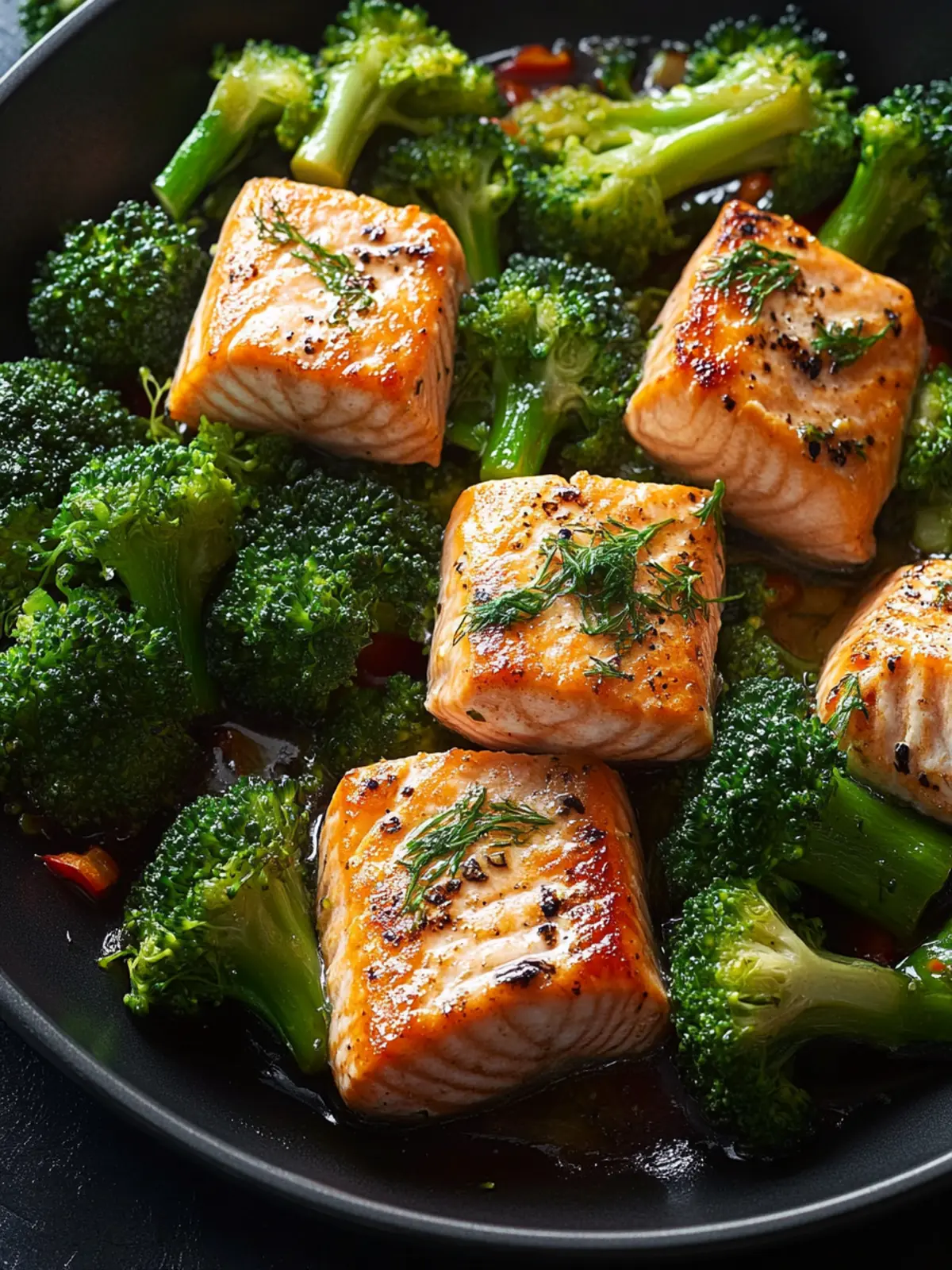 One-Skillet Salmon and Broccoli: Easy, Healthy Dinner Bliss 4 One-Skillet Salmon and Broccoli