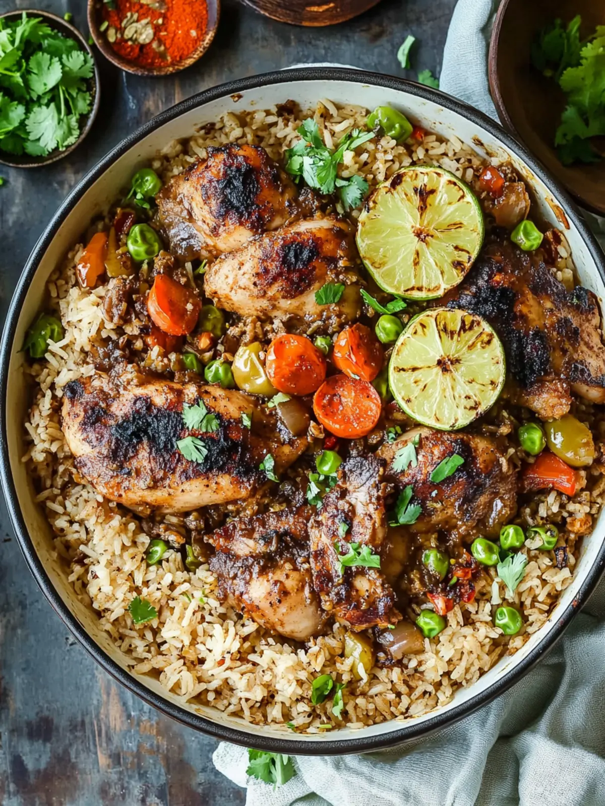 Savor Caribbean Jerk Chicken and Rice in One Pot Today 5 Jerk Chicken and Rice