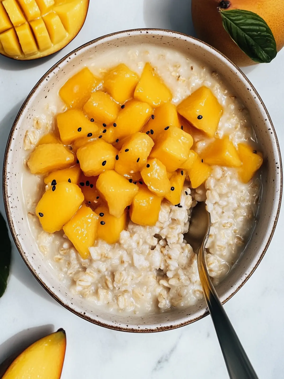 Mango Sticky Rice Oatmeal: Your New Favorite Breakfast Bowl 5 Mango Sticky Rice Oatmeal