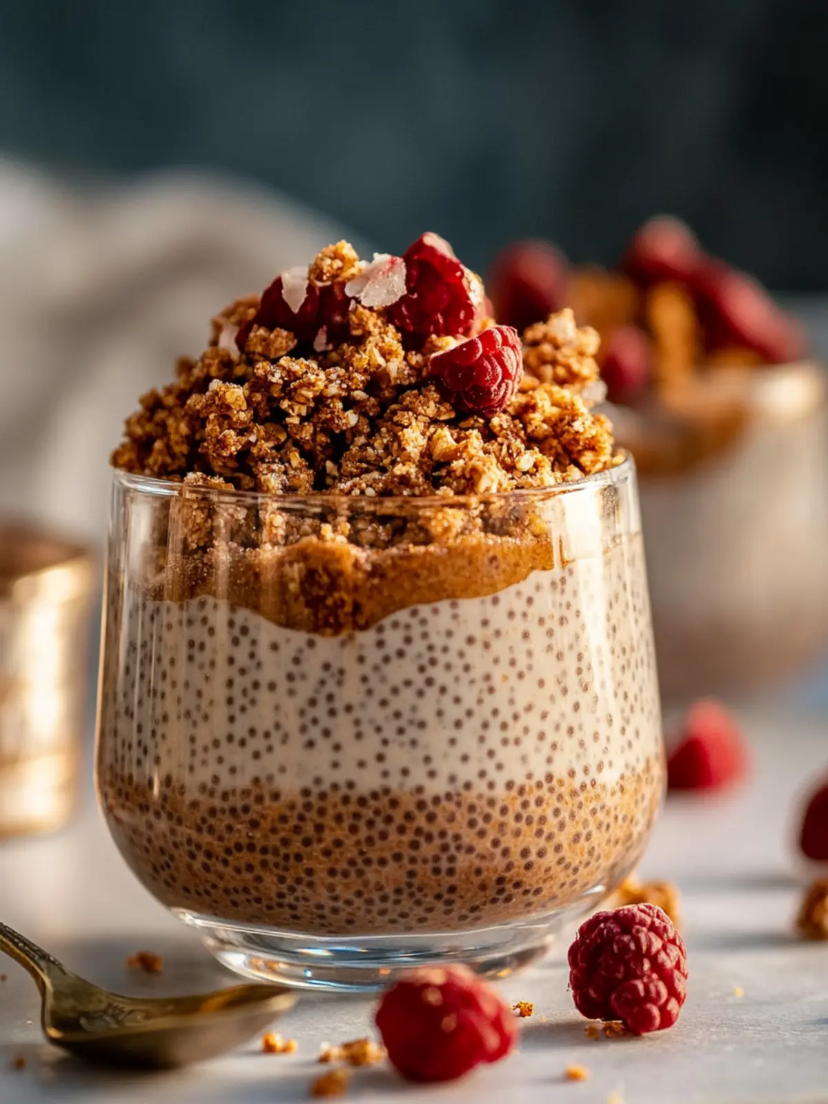 Gingerbread Cheesecake Chia Pudding for a Cozy Holiday Treat 4 Gingerbread Cheesecake Chia Pudding