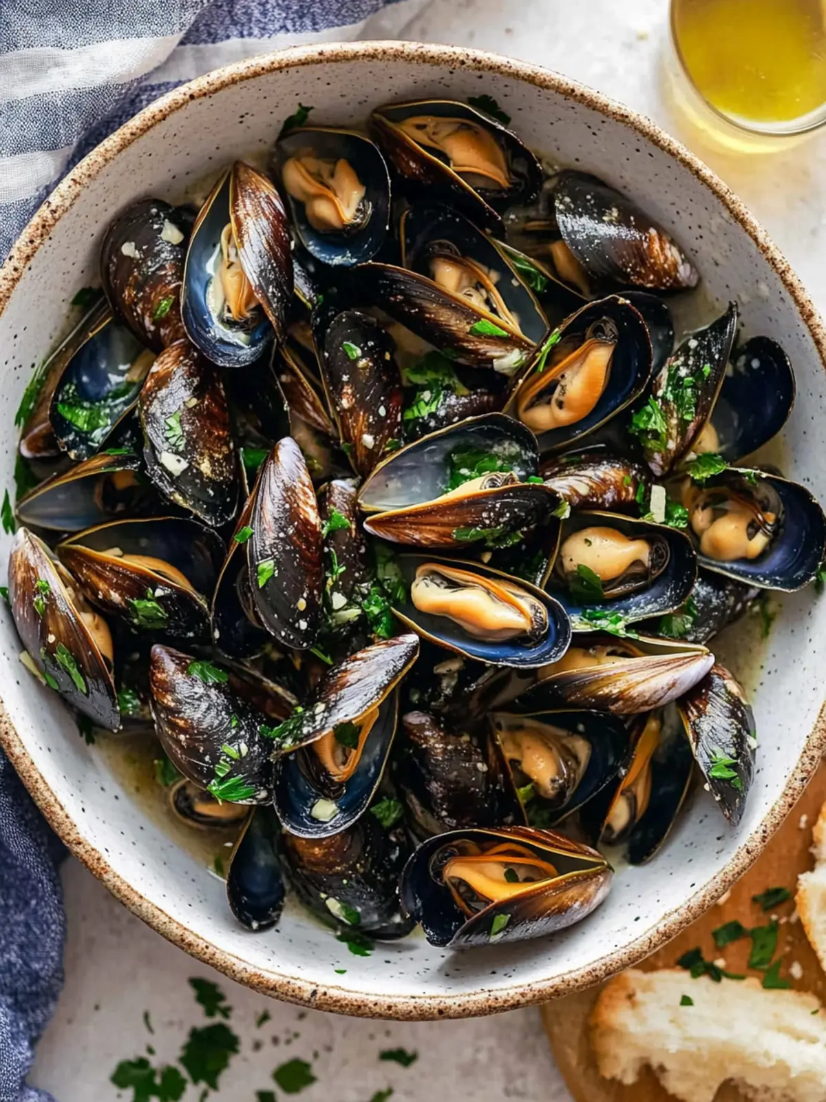 Savory Steamed Mussels with Garlic and Parsley in Minutes 4 Steamed Mussels with Garlic and Parsley