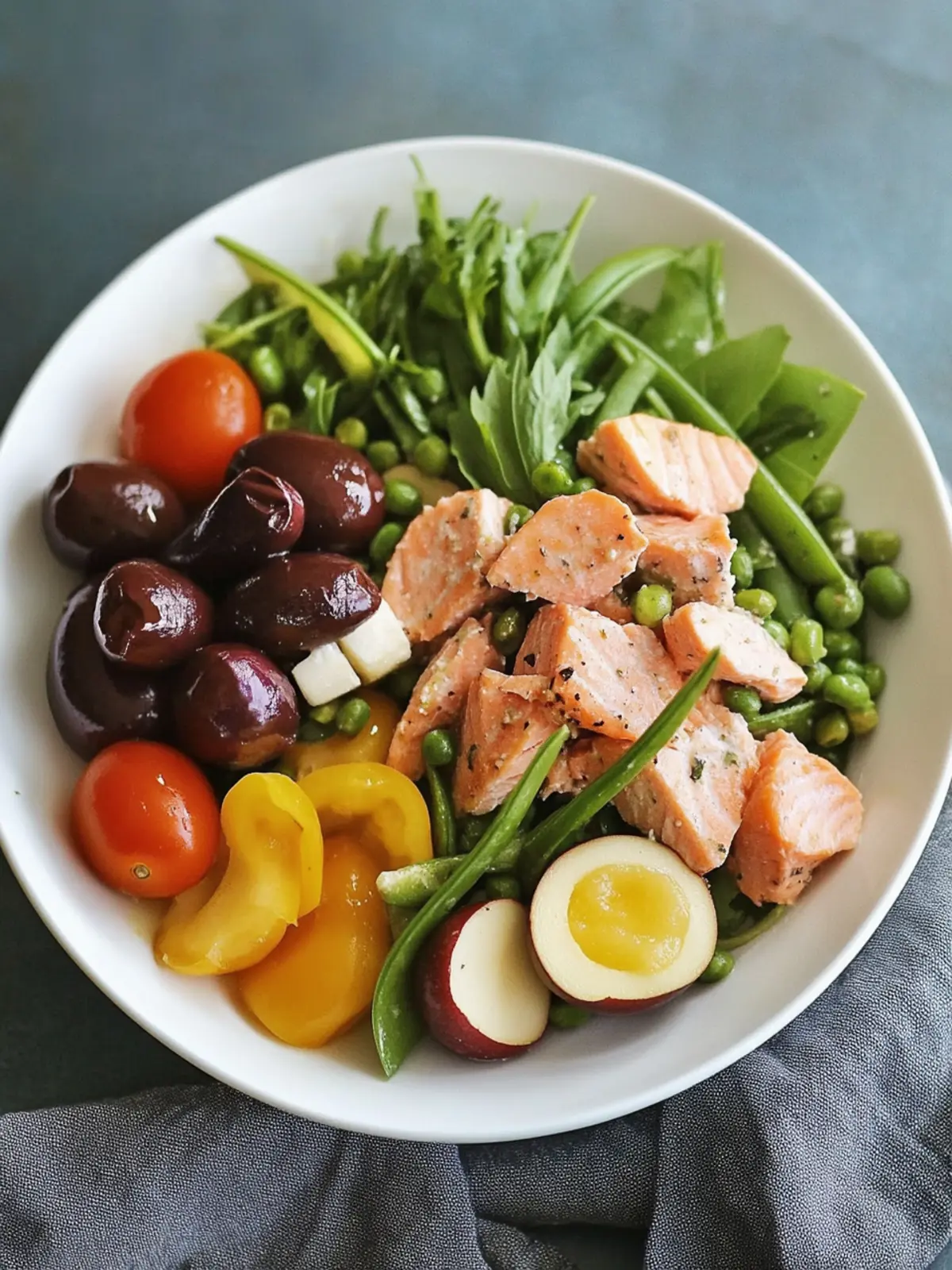 Salmon Nicoise Salad