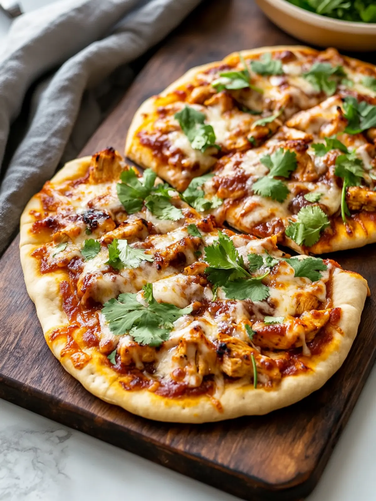 Easy BBQ Chicken Naan Pizza Recipe – Crisp, Cheesy Bliss at Home 2 Easy BBQ Chicken Naan Pizza Recipe – Crispy, Cheesy and Better Than Takeout