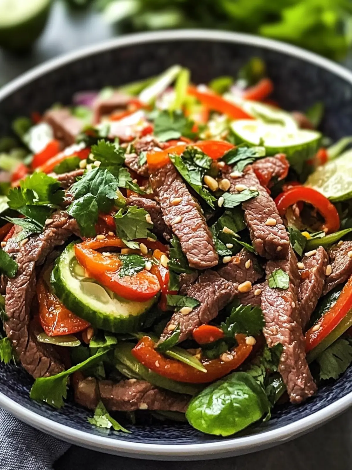 Thai Beef Salad Recipe: A Refreshing Summer Delight