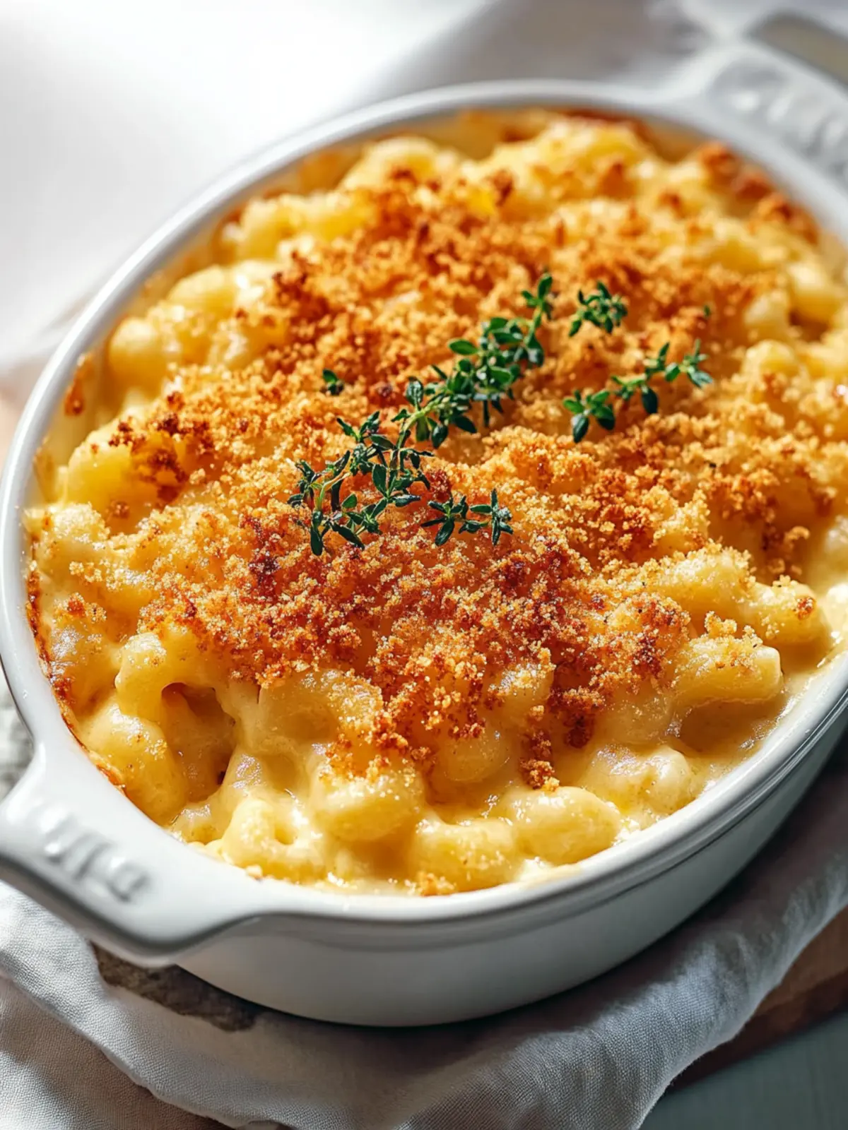 Crispy & Creamy Easy Baked Mac and Cheese with Breadcrumbs Bliss 4 Easy Baked Mac and Cheese with Breadcrumbs – Crispy & Creamy