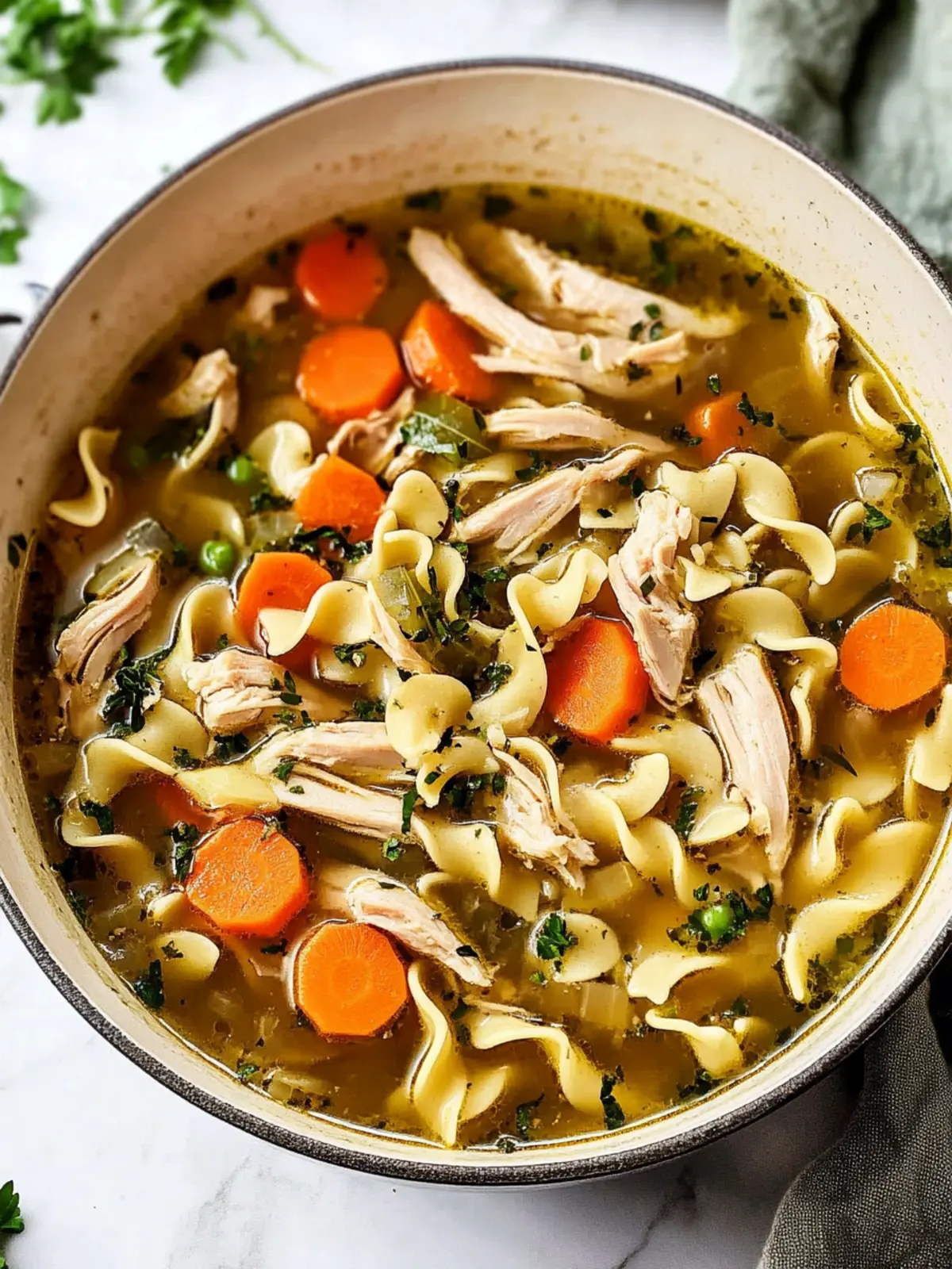 Cozy Homemade Turkey Noodle Soup for Ultimate Comfort 2 Homemade Turkey Noodle Soup