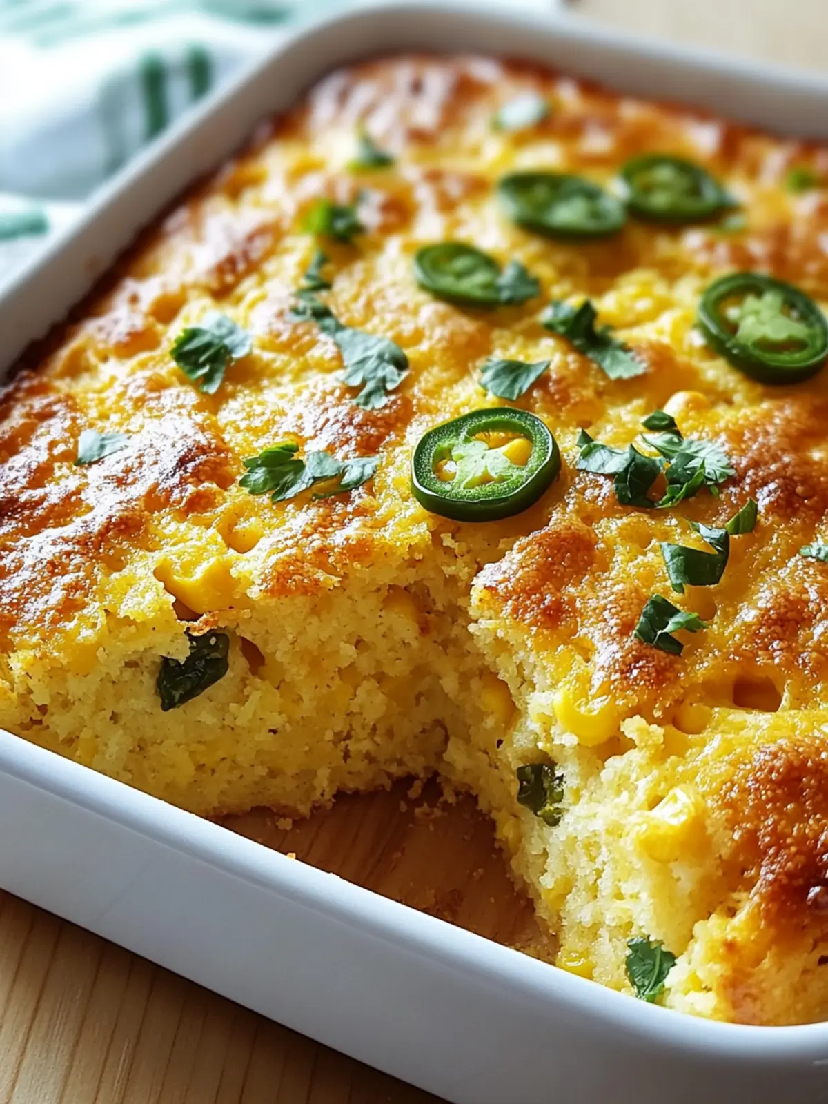 Jalapeño Cornbread Casserole: Spicy Comfort for Any Night! 3 Jalapeño Cornbread Casserole: A Spicy Delight You’ll Love!