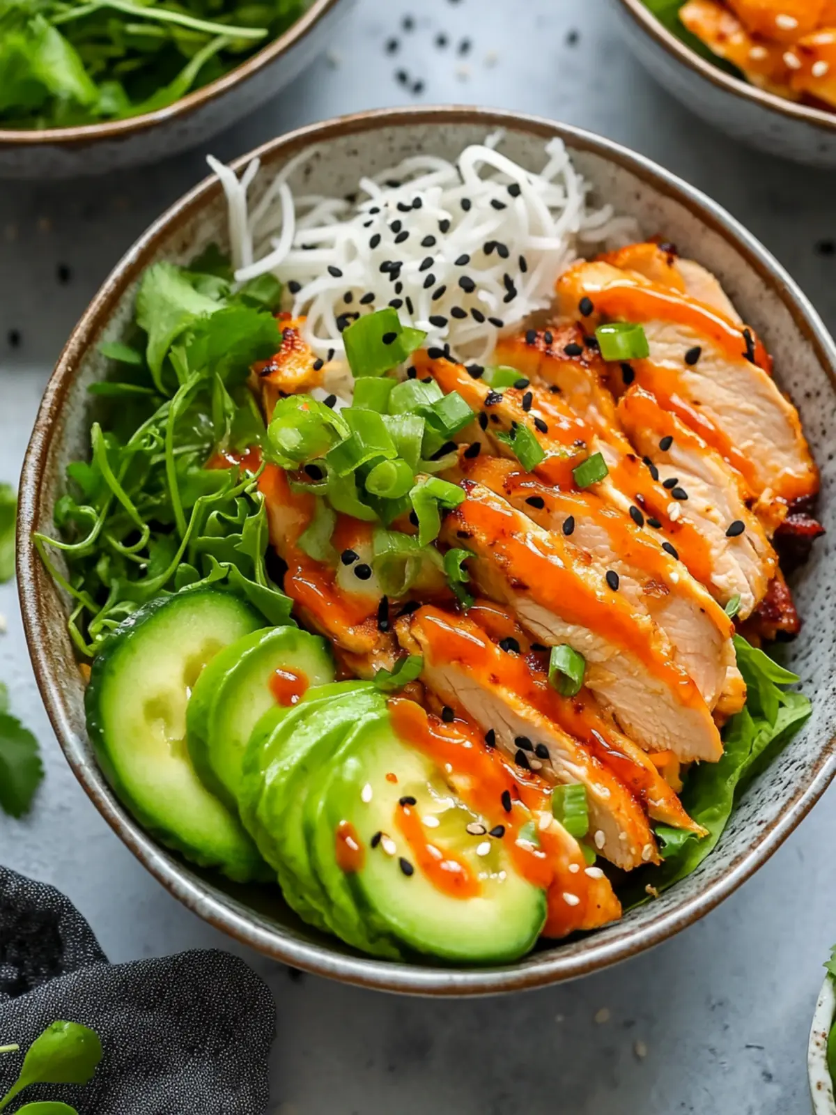 Make It Once, Eat It All Week: Honey Sriracha Chicken Bowls