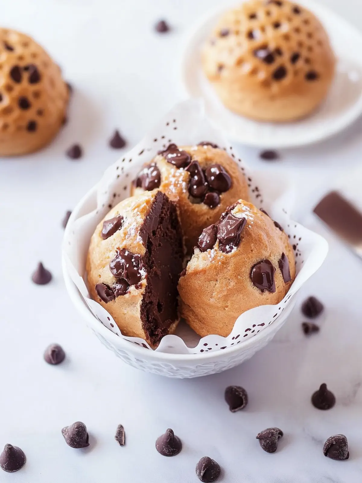 Briochettes aux pépites de chocolat