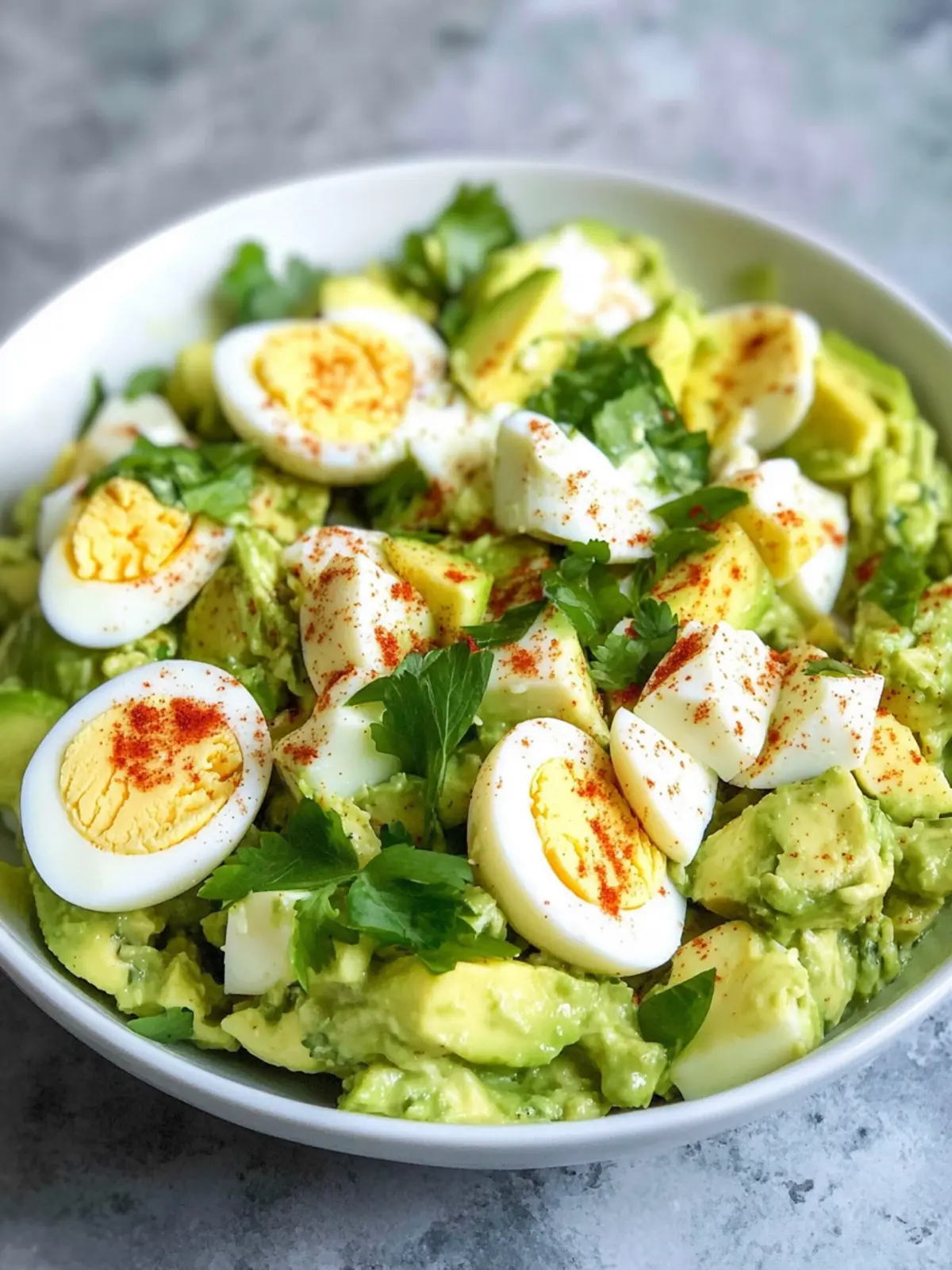 Creamy Avocado Egg Salad - A Healthy Twist on a Classic! 3 Avocado Egg Salad