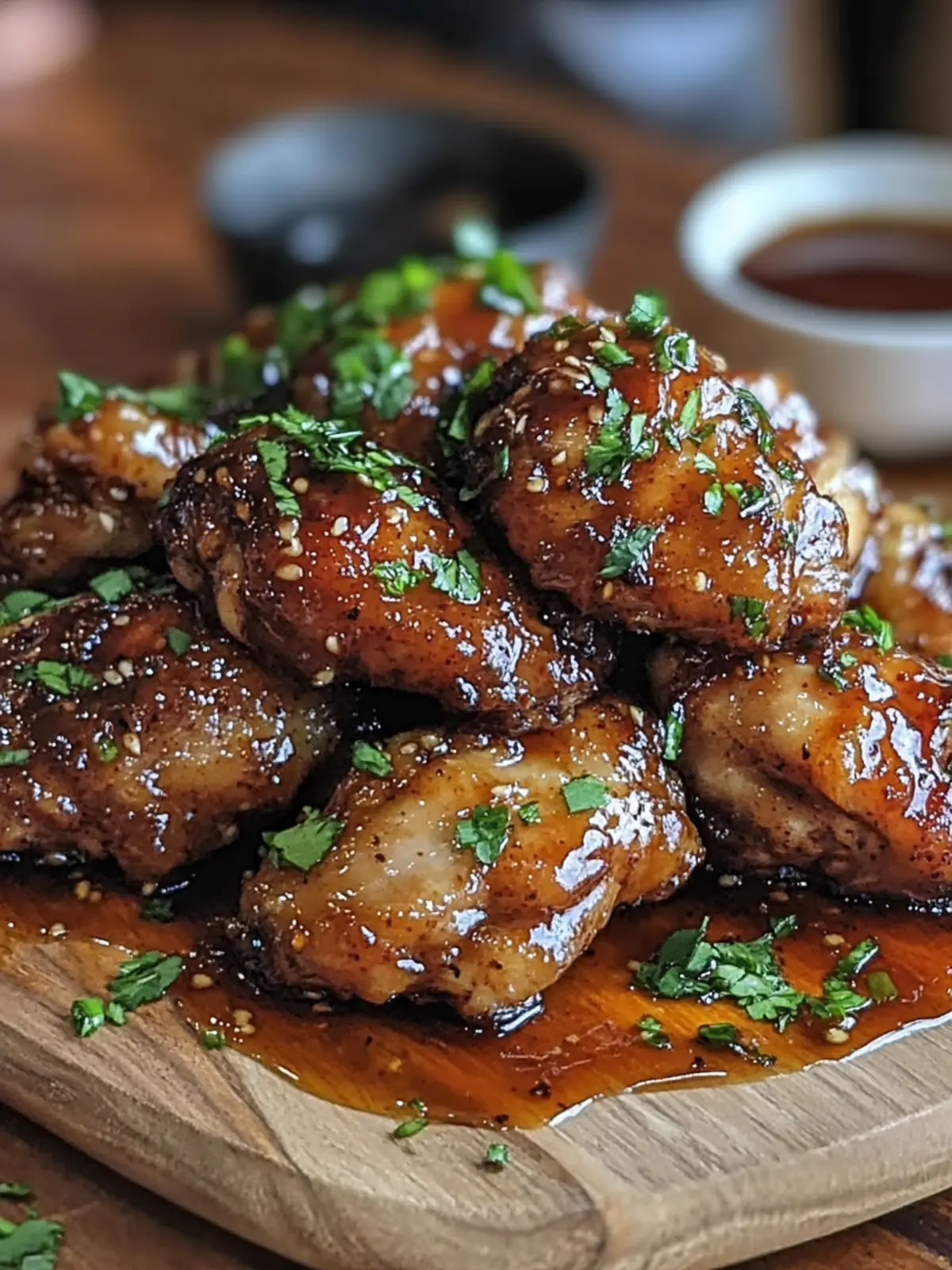 Honey Garlic Jerk Chicken Wings