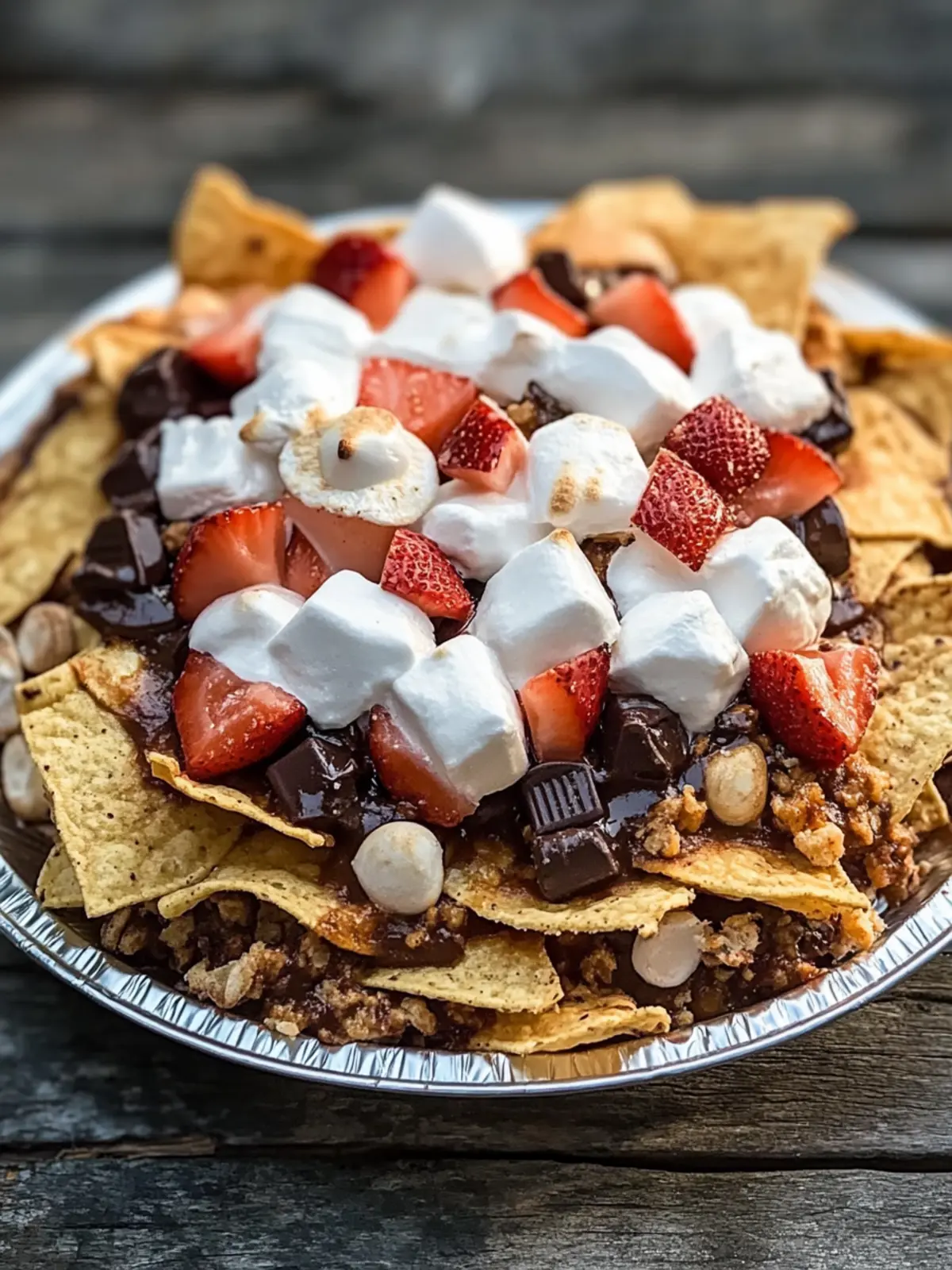 Irresistible Campfire S’mores Nachos for Sweet Gatherings 3 Campfire S’mores Nachos
