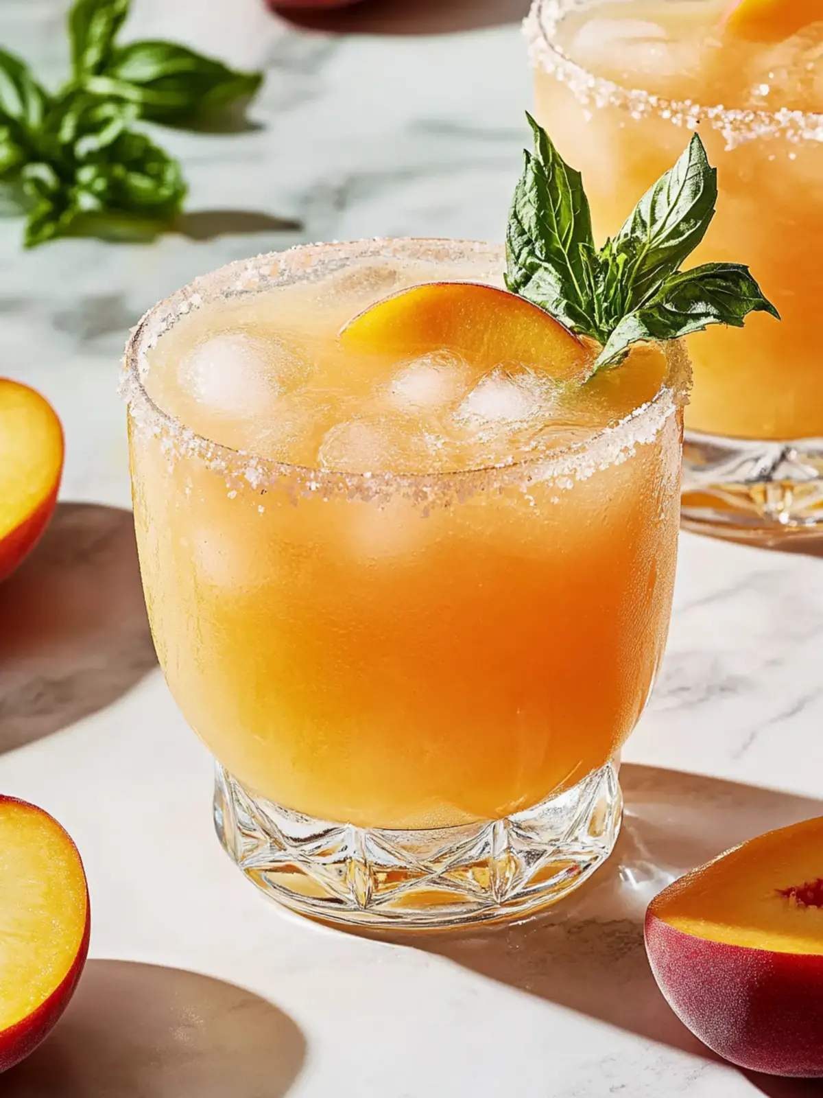 Quick Peach Margarita
