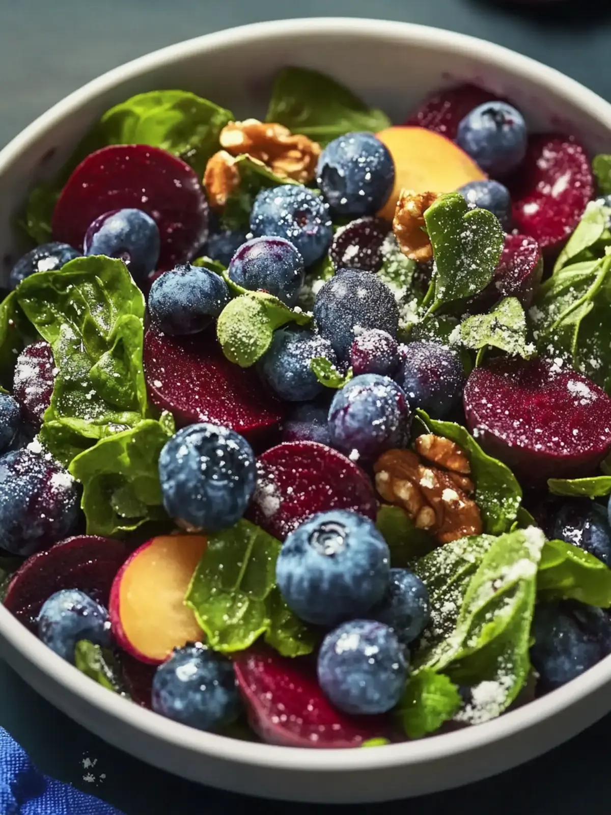 Vibrant Summer Harvest Beet and Blueberry Salad Delight
