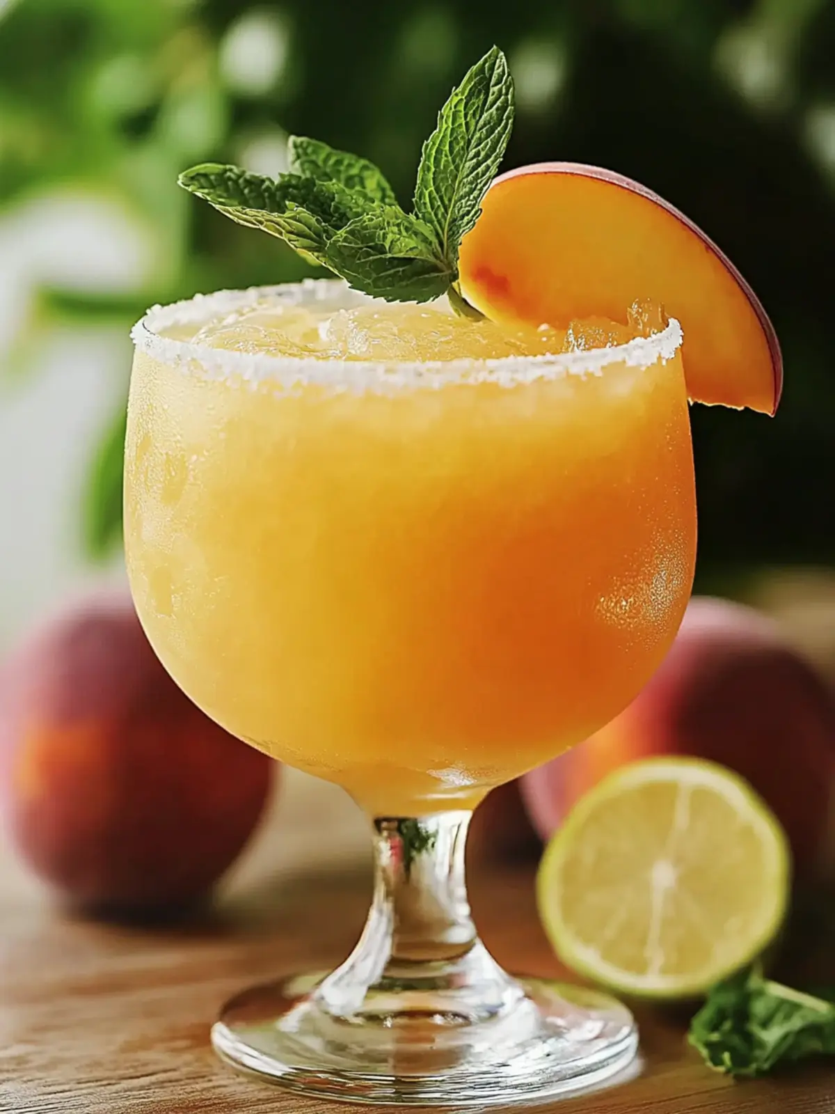 Quick Peach Margarita
