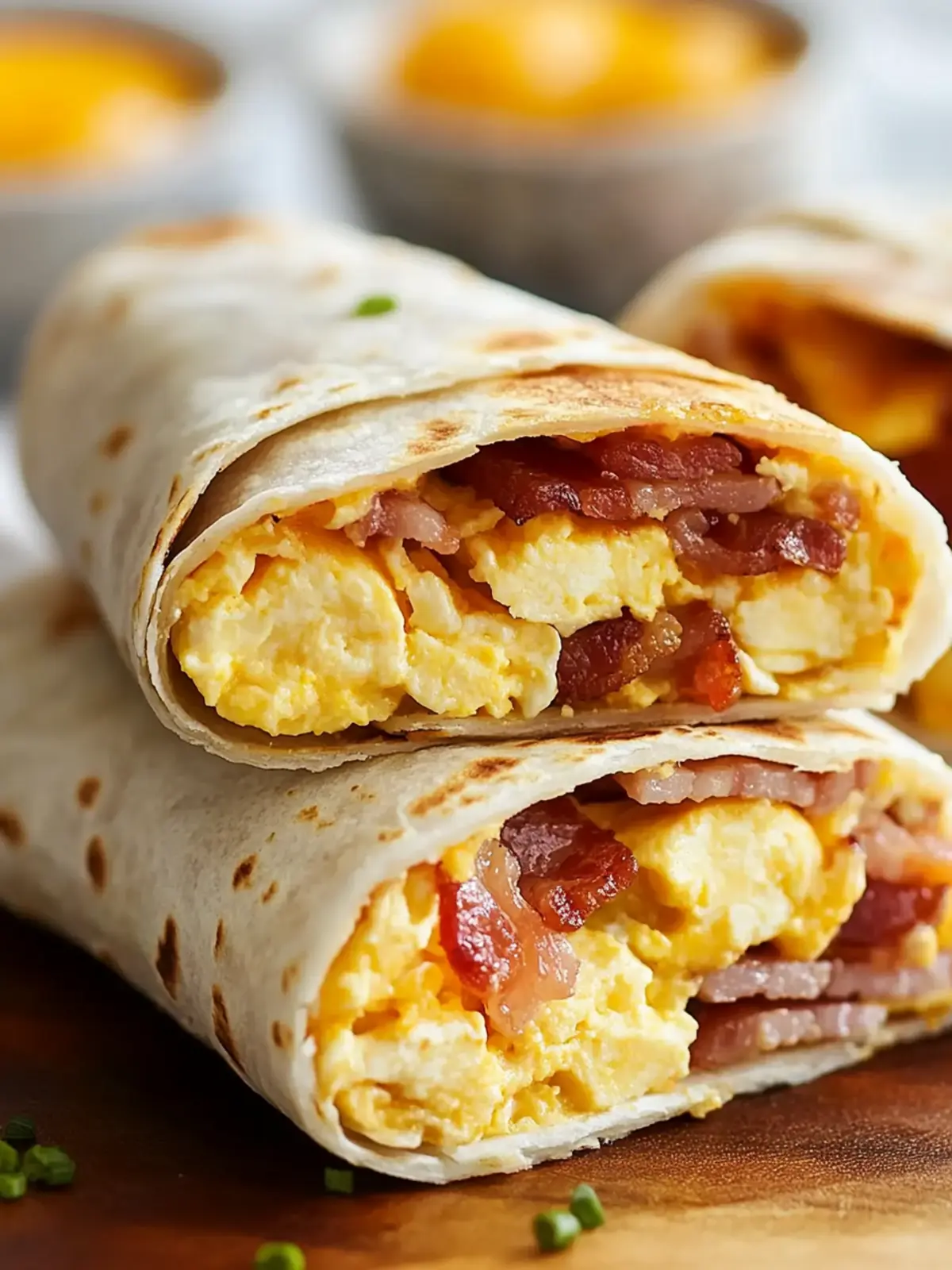 Delicious Make-Ahead Breakfast Burritos You Can Freeze! 2 Make-Ahead Breakfast Burritos (Freezer-Friendly Bacon Egg Cheese Wraps)