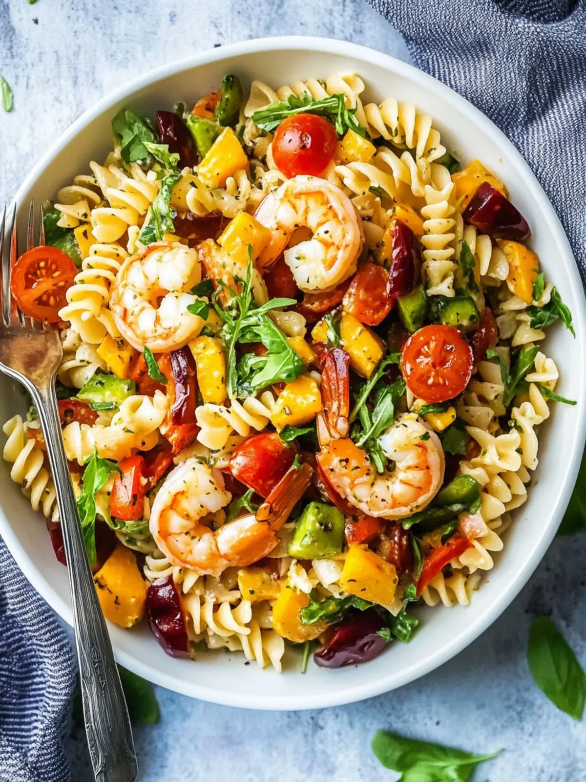 Roasted Vegetable Pasta Salad With Shrimp for a Healthy Boost 4 Roasted Vegetable Pasta Salad With Shrimp