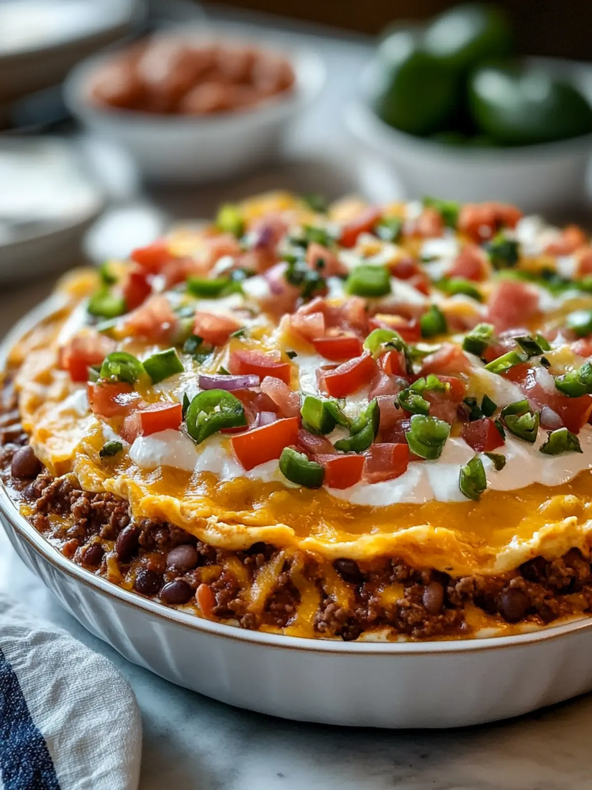 Ultimate Beef and Bean 7 Layer Dip: Your New Party Favorite 4 Ultimate Beef and Bean 7 Layer Dip