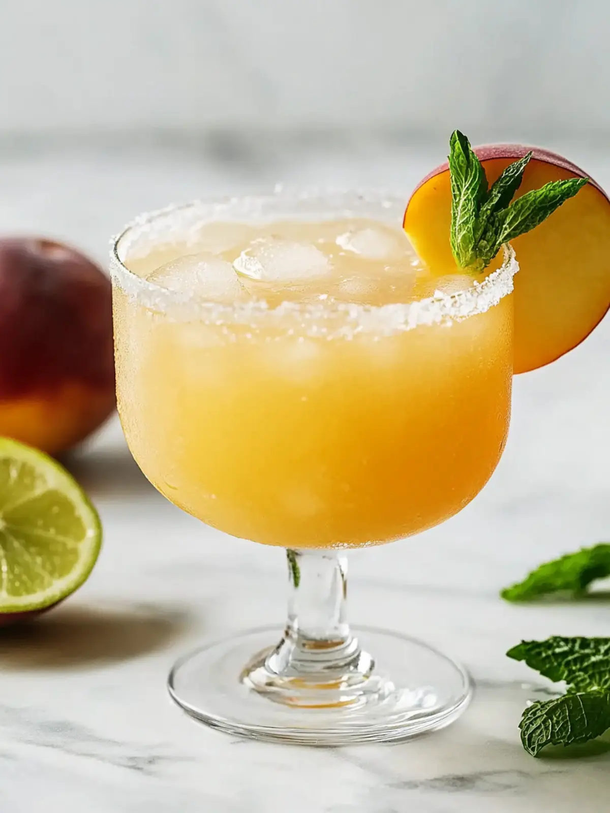 Quick Peach Margarita