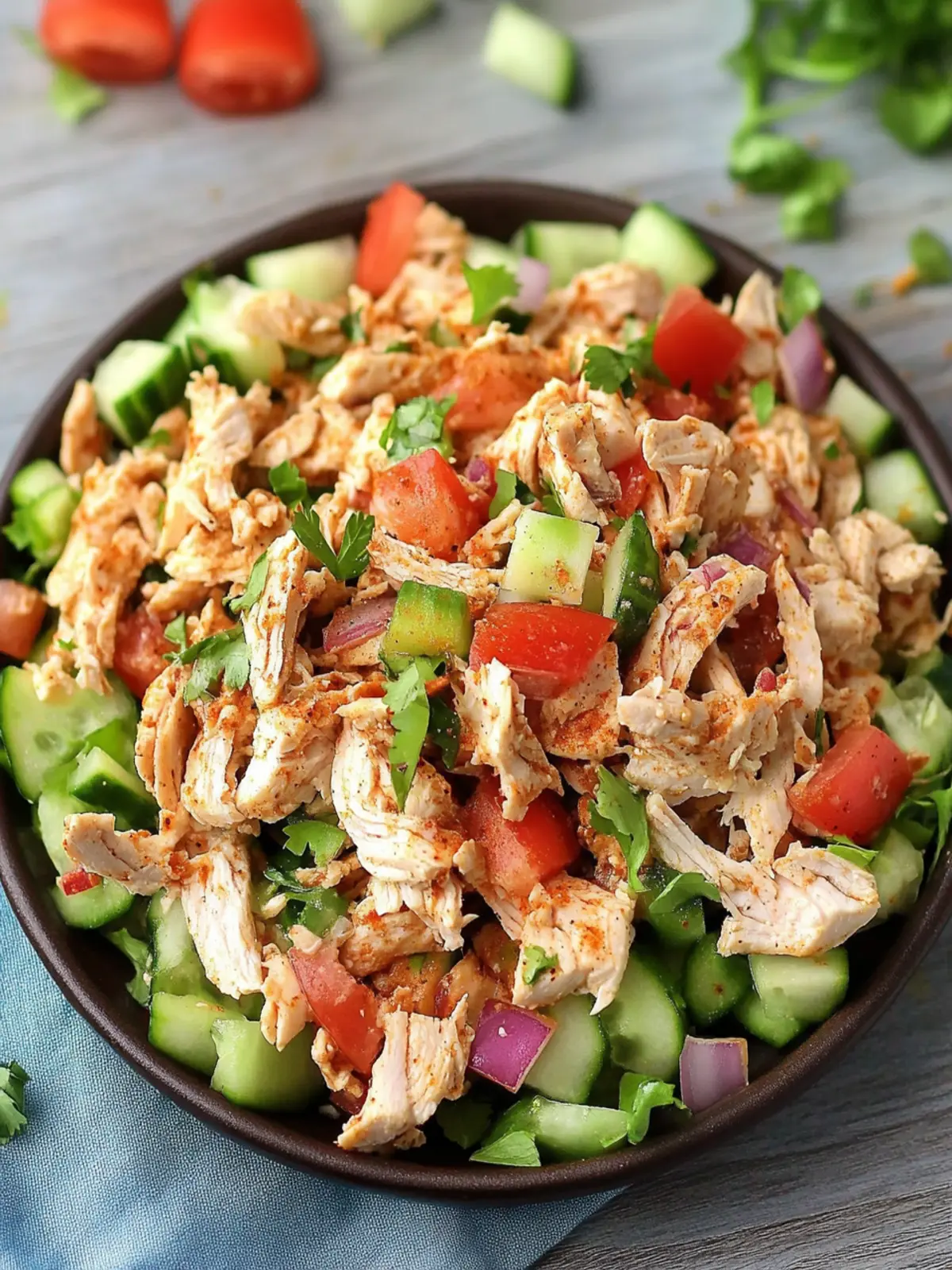 Keto Cottage Cheese Cajun Chicken Salad for Bold Lunchtime Bliss 3 Keto Cottage Cheese Cajun Chicken Salad