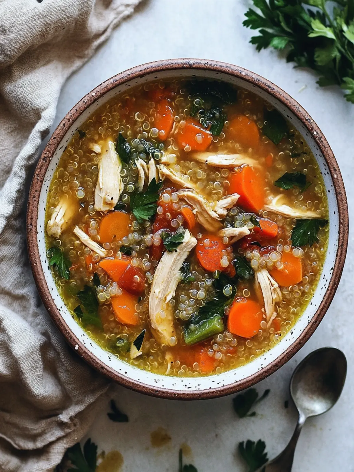 Delicious Chicken Quinoa Soup With Vegetables for Cozy Nights 5 Chicken Quinoa Soup With Vegetables