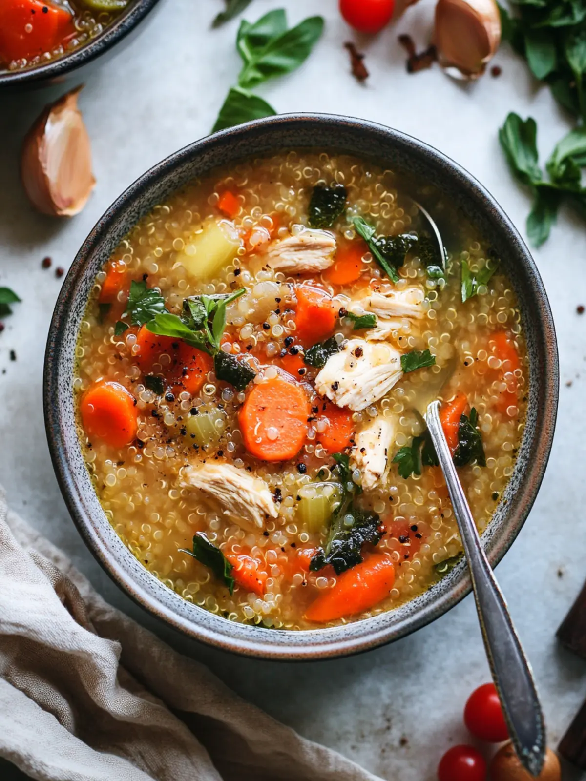 Delicious Chicken Quinoa Soup With Vegetables for Cozy Nights 3 Chicken Quinoa Soup With Vegetables