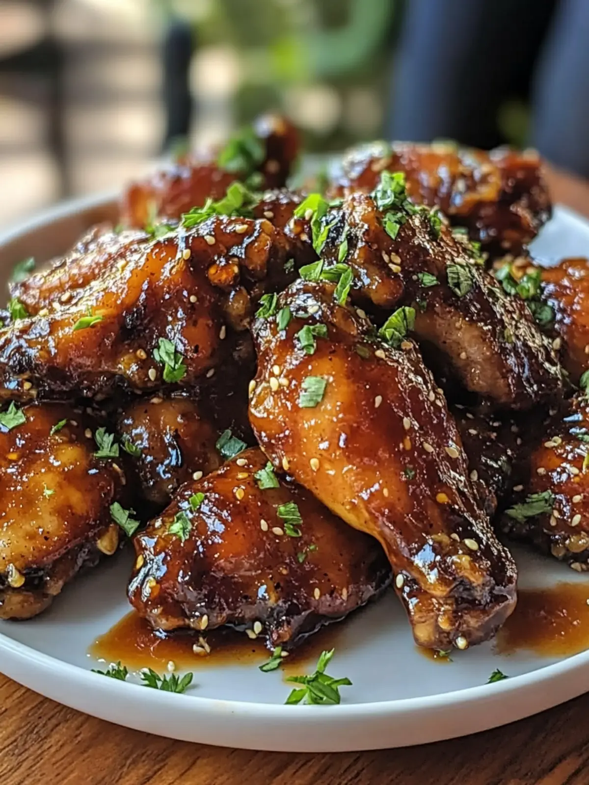 Honey Garlic Jerk Chicken Wings