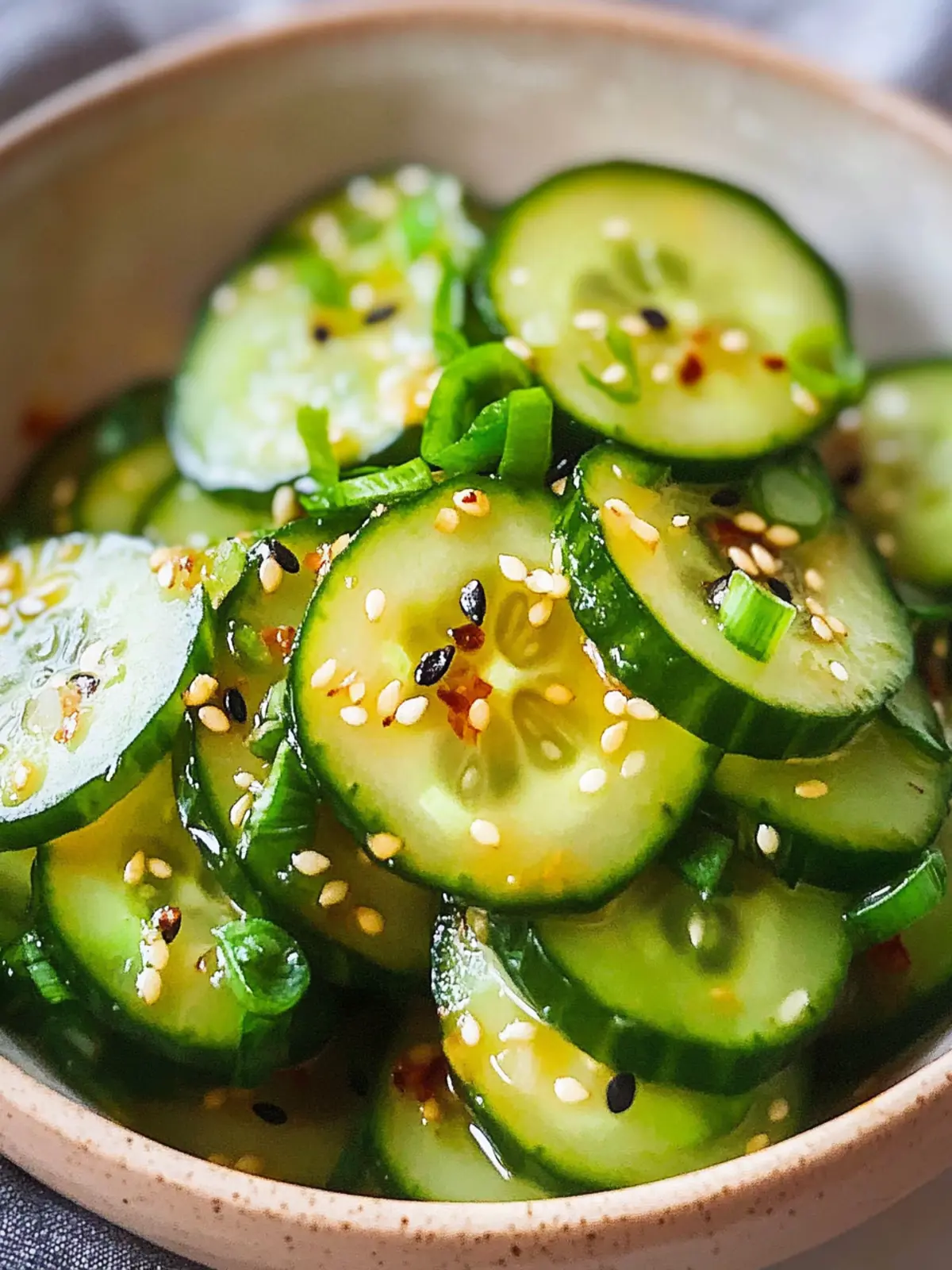 Easy Asian Cucumber Salad