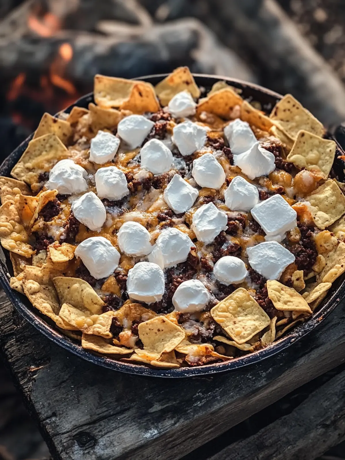 Irresistible Campfire S’mores Nachos for Sweet Gatherings 2 Campfire S’mores Nachos