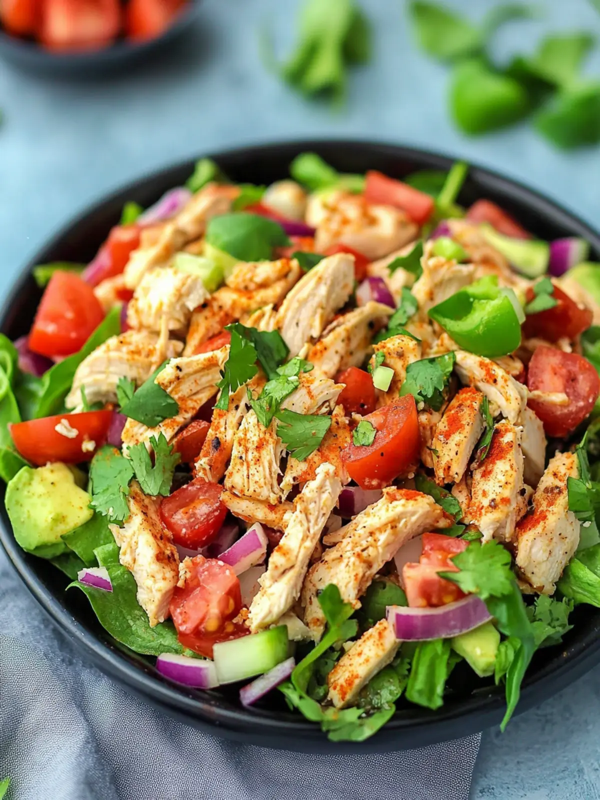Keto Cottage Cheese Cajun Chicken Salad for Bold Lunchtime Bliss 2 Keto Cottage Cheese Cajun Chicken Salad
