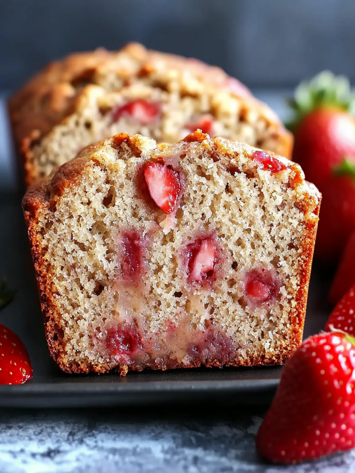 Strawberry Banana Bread