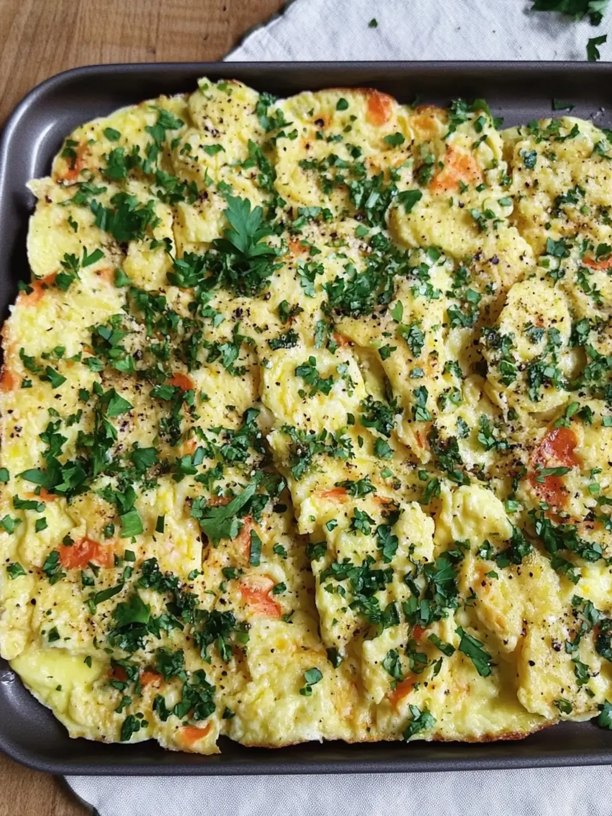 Delicious Sheet Pan Scrambled Eggs for Effortless Mornings 4 Sheet Pan Scrambled Eggs
