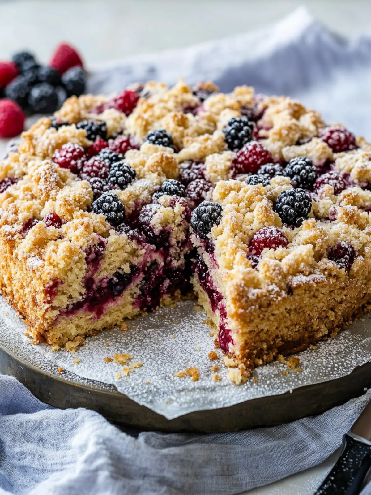 Berry Streusel Coffee Cake
