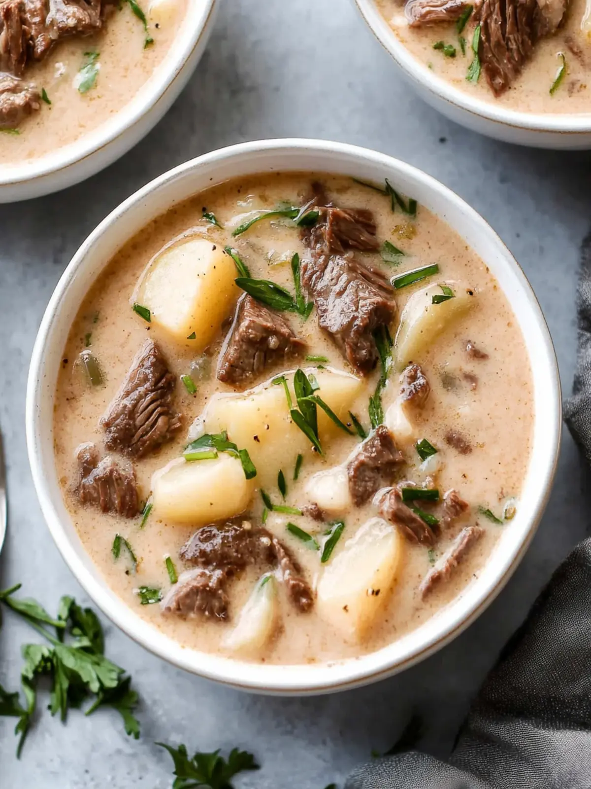 Creamy Steak and Potato Soup for the Ultimate Cozy Dinner 3 Creamy Steak and Potato Soup