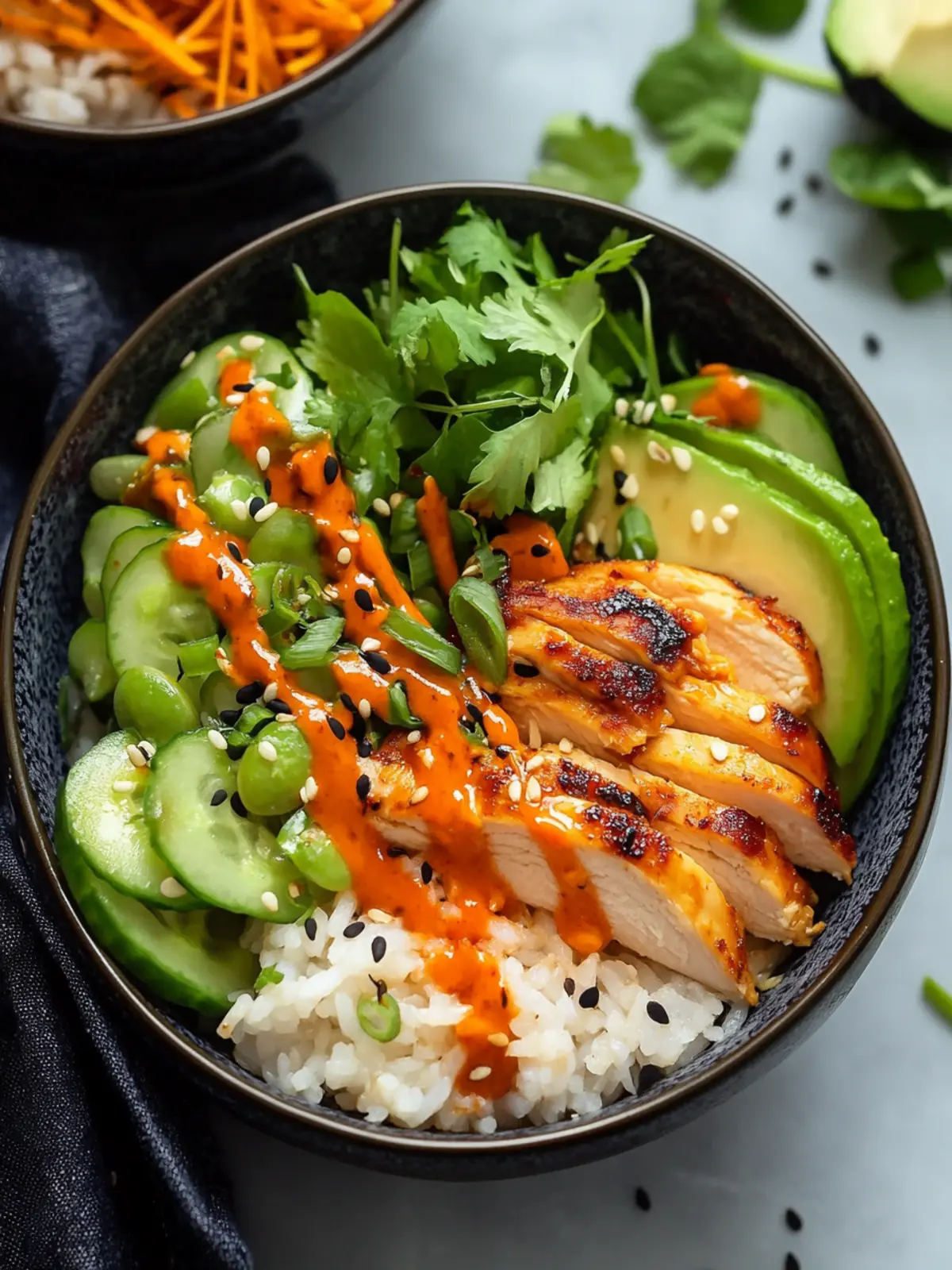 Make It Once, Eat It All Week: Honey Sriracha Chicken Bowls