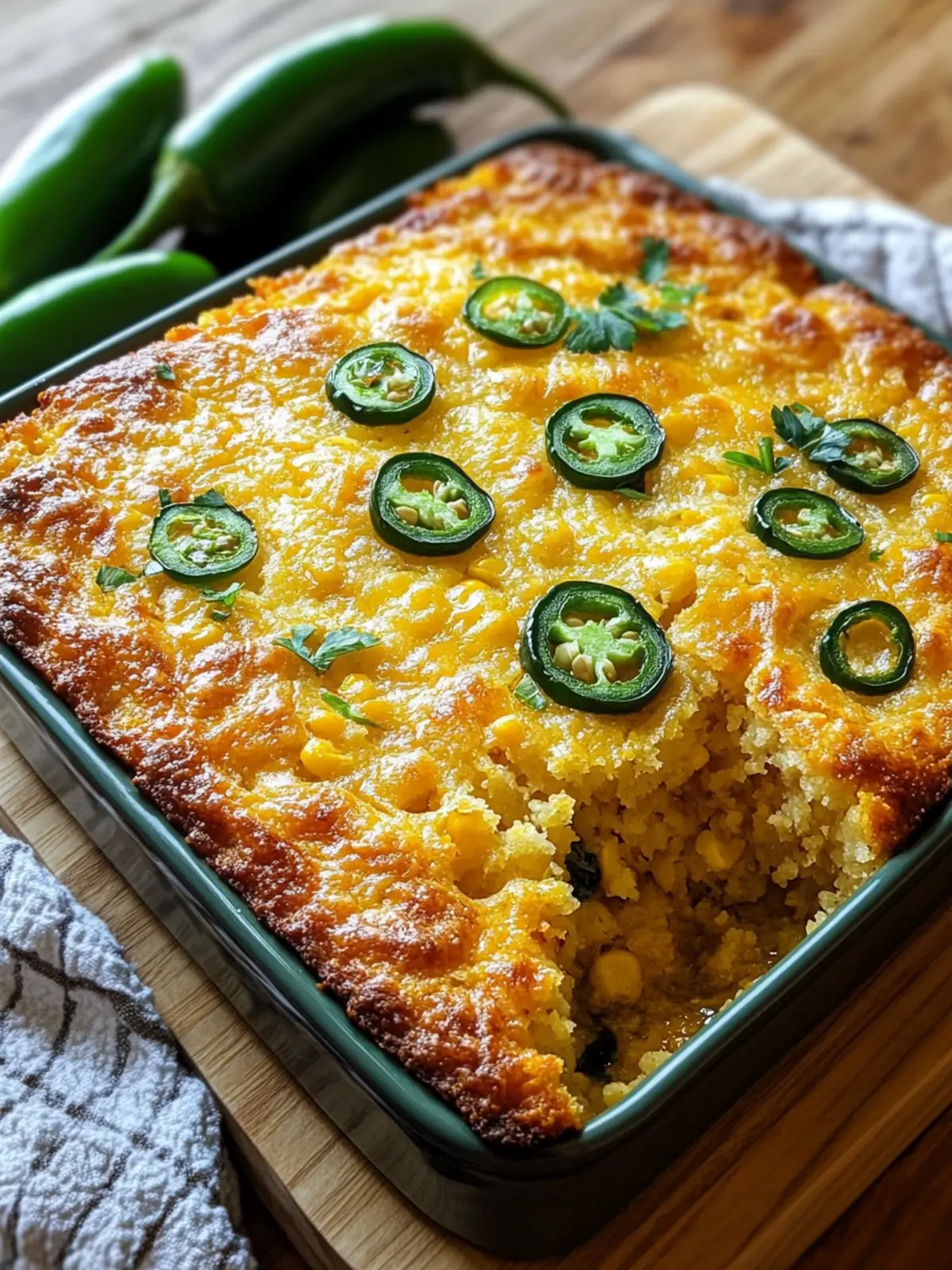 Jalapeño Cornbread Casserole: Spicy Comfort for Any Night! 4 Jalapeño Cornbread Casserole: A Spicy Delight You’ll Love!