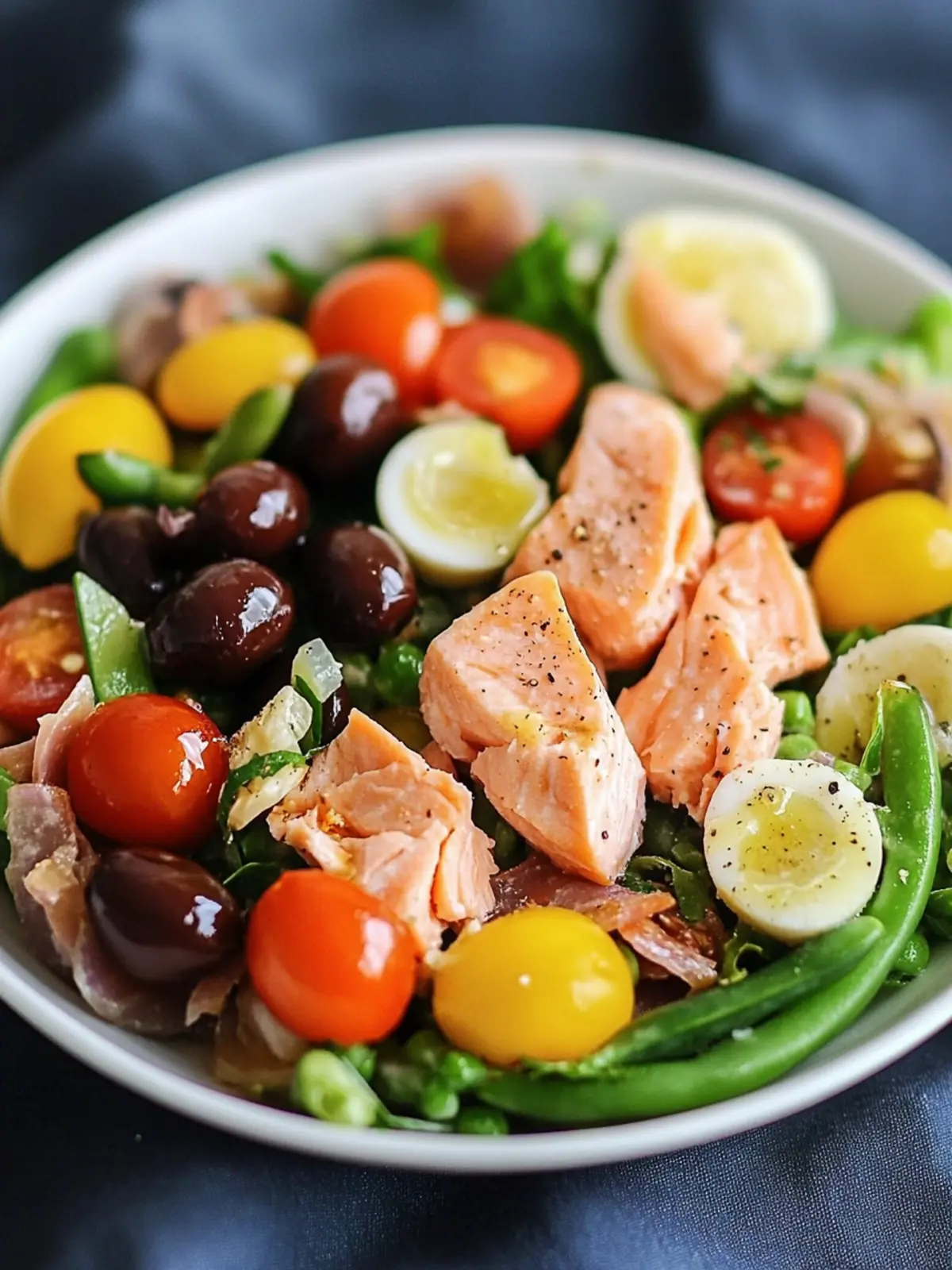 Salmon Nicoise Salad
