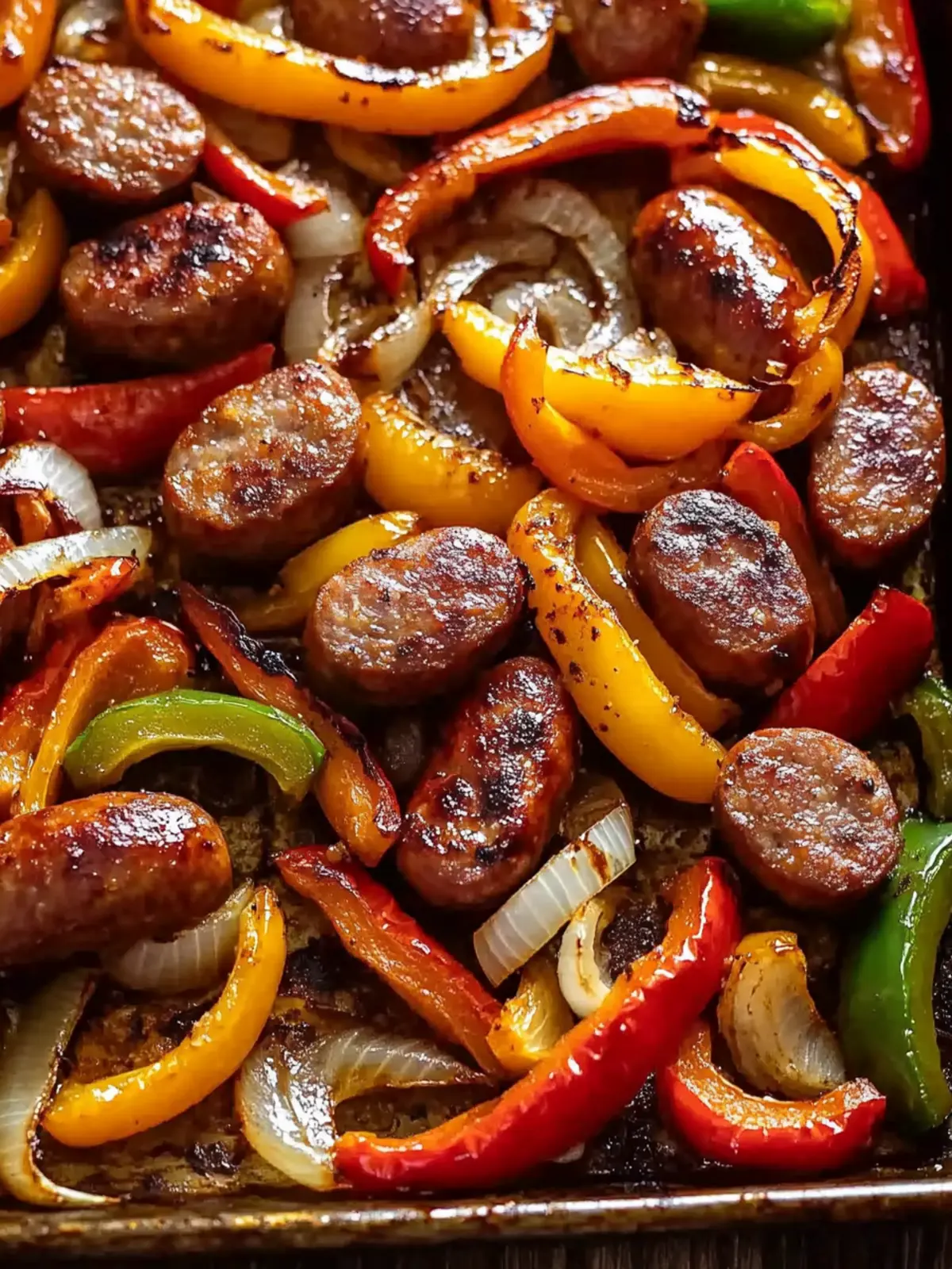 Savor the Flavor: Easy Sheet Pan Sausage Peppers and Onions 4 Easy Sheet Pan Sausage Peppers and Onions