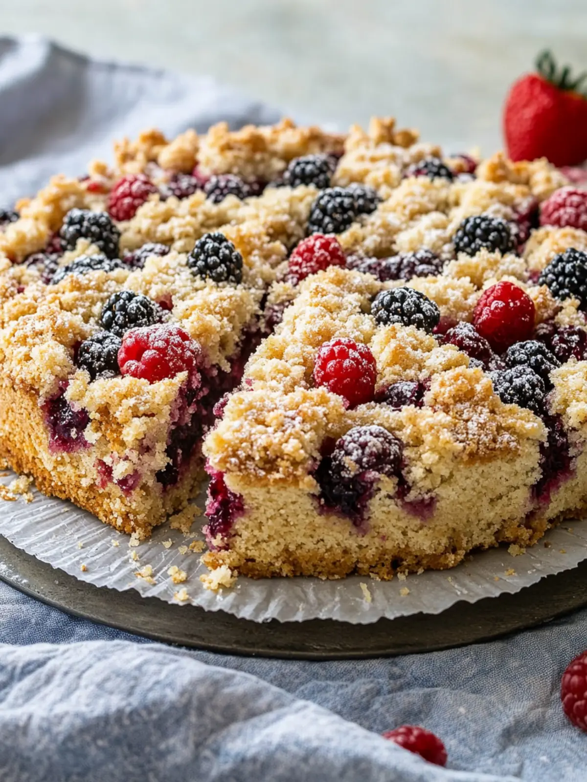 Berry Streusel Coffee Cake