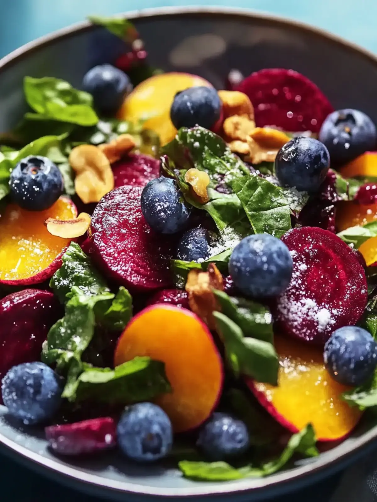 Vibrant Summer Harvest Beet and Blueberry Salad Delight
