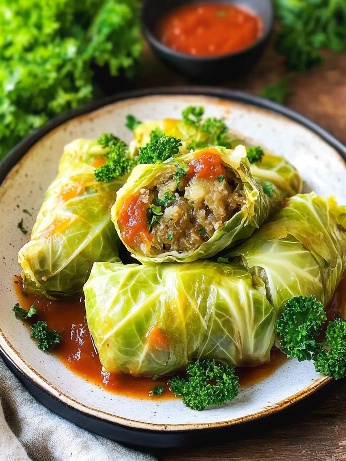 Savory Stuffed Cabbage Rolls: A Comfort Food Delight 3 Stuffed Cabbage Rolls