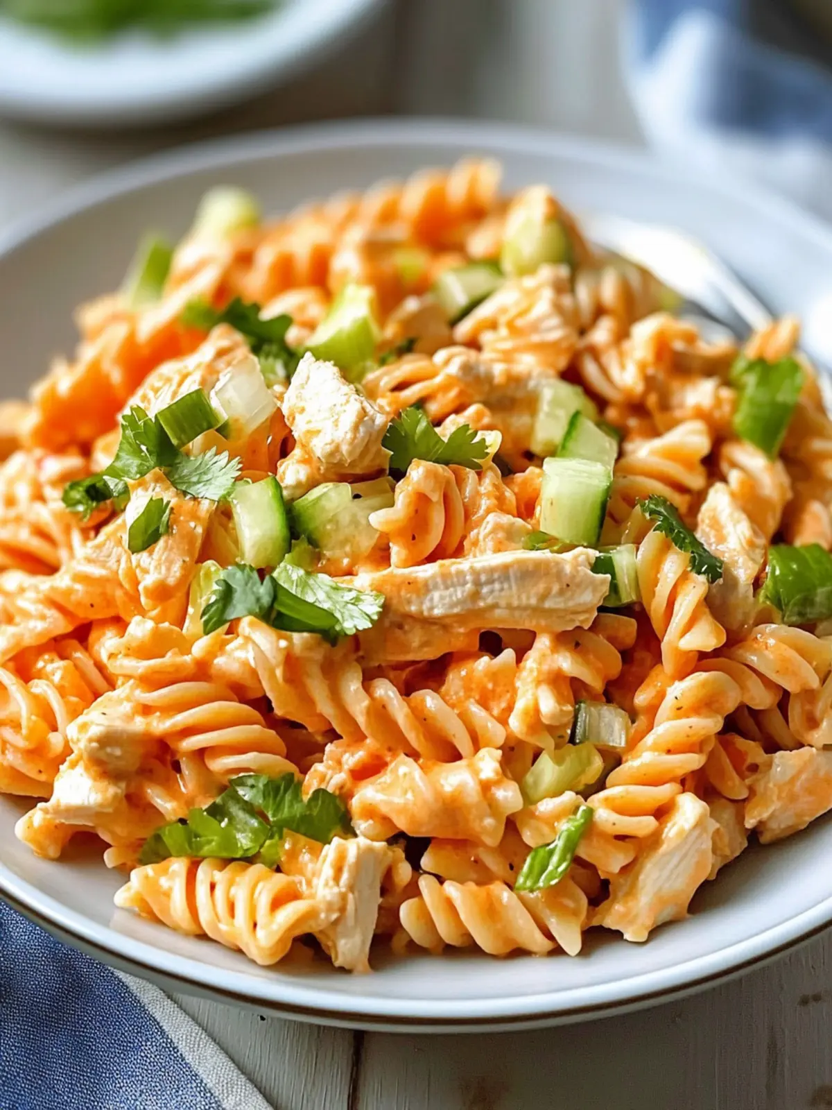 Buffalo Chicken Pasta Salad Recipe for Quick Weeknight Wins 2 Buffalo Chicken Pasta Salad Recipe