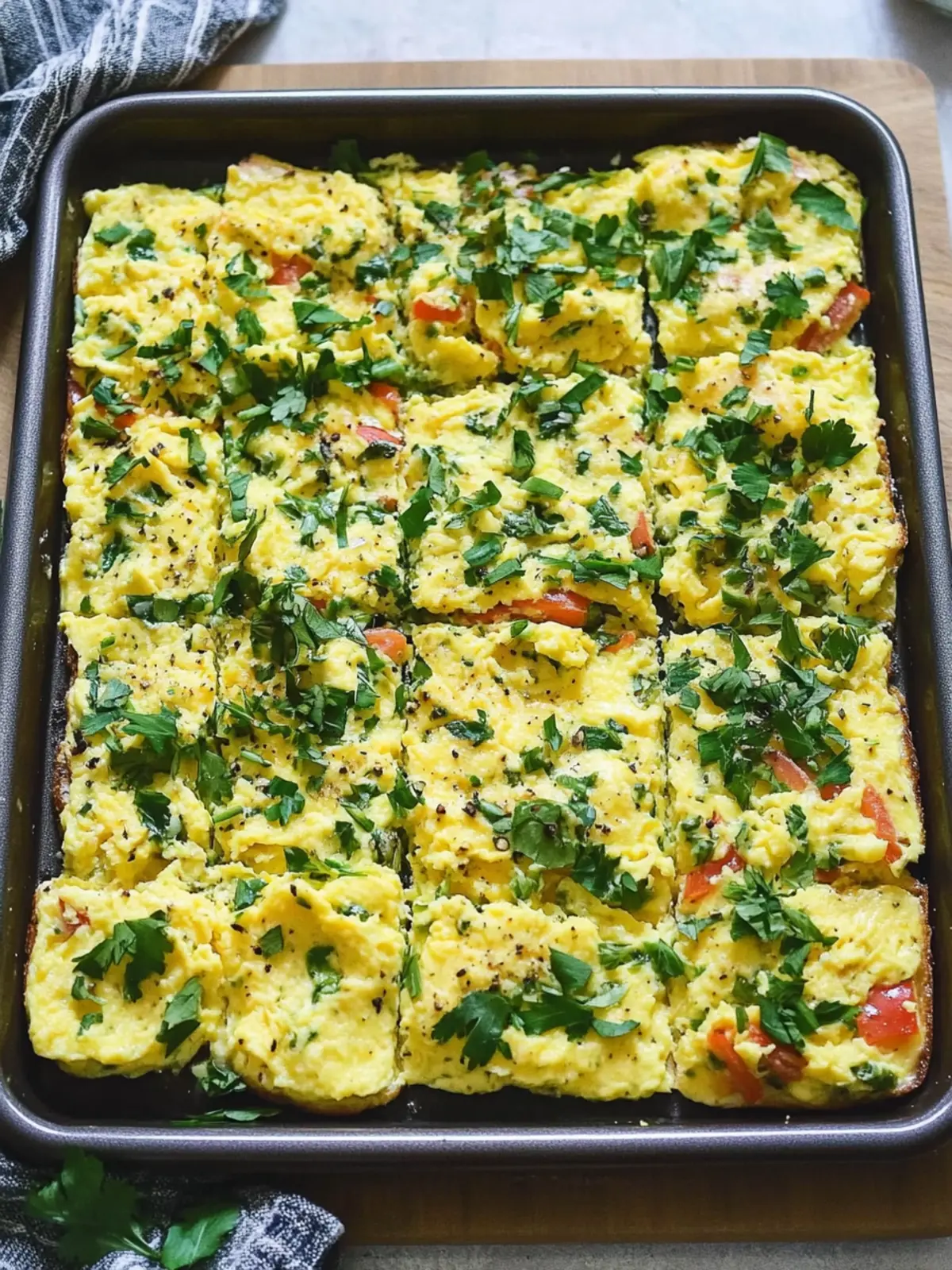 Delicious Sheet Pan Scrambled Eggs for Effortless Mornings 3 Sheet Pan Scrambled Eggs