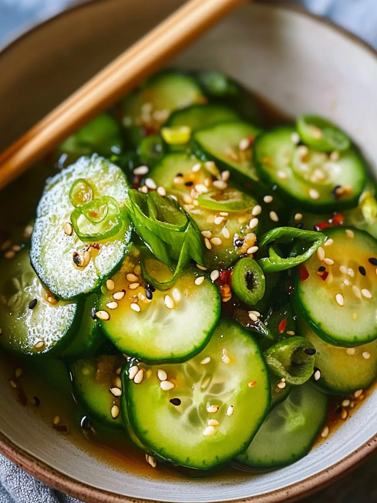 Easy Asian Cucumber Salad