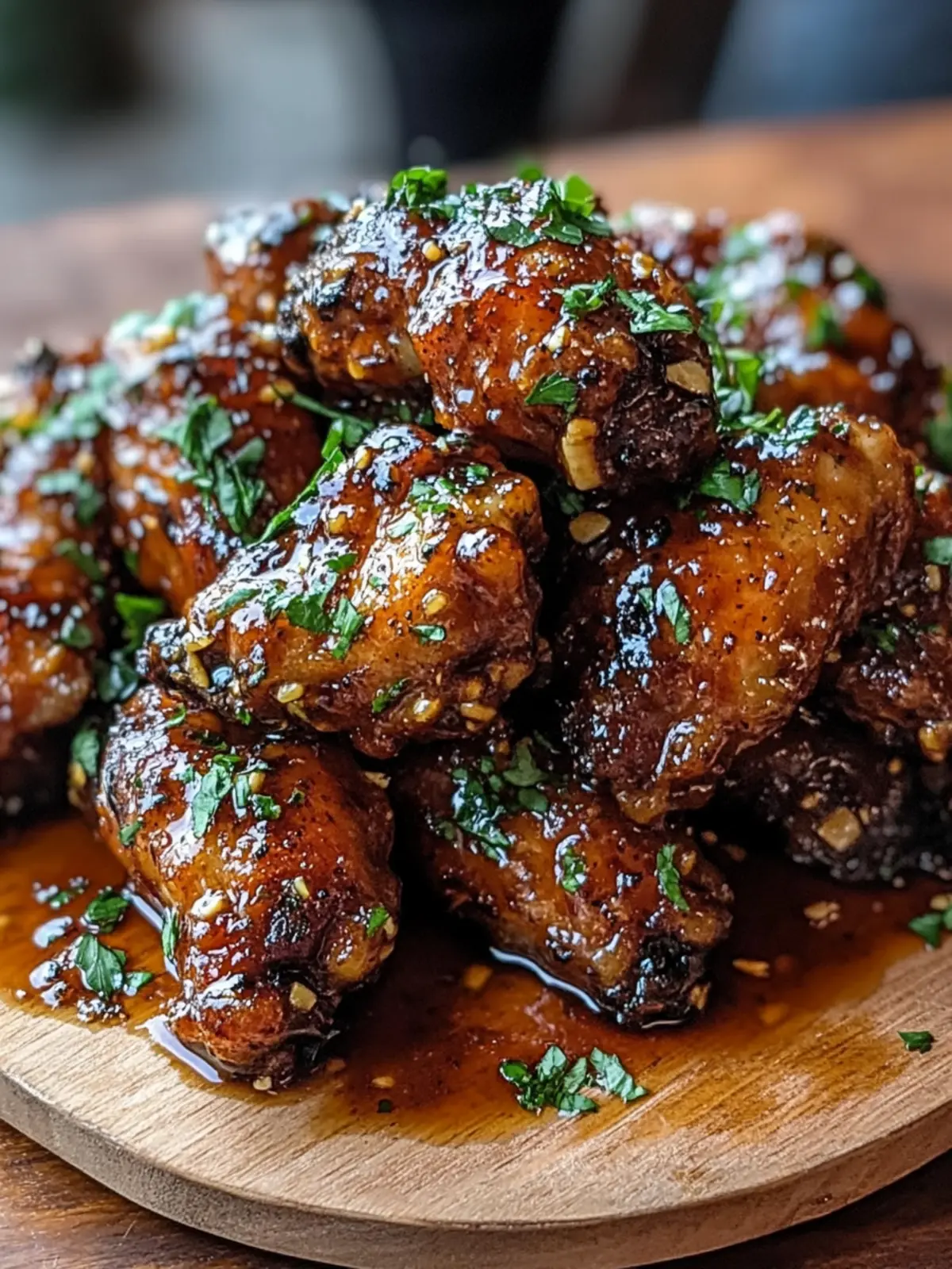 Honey Garlic Jerk Chicken Wings